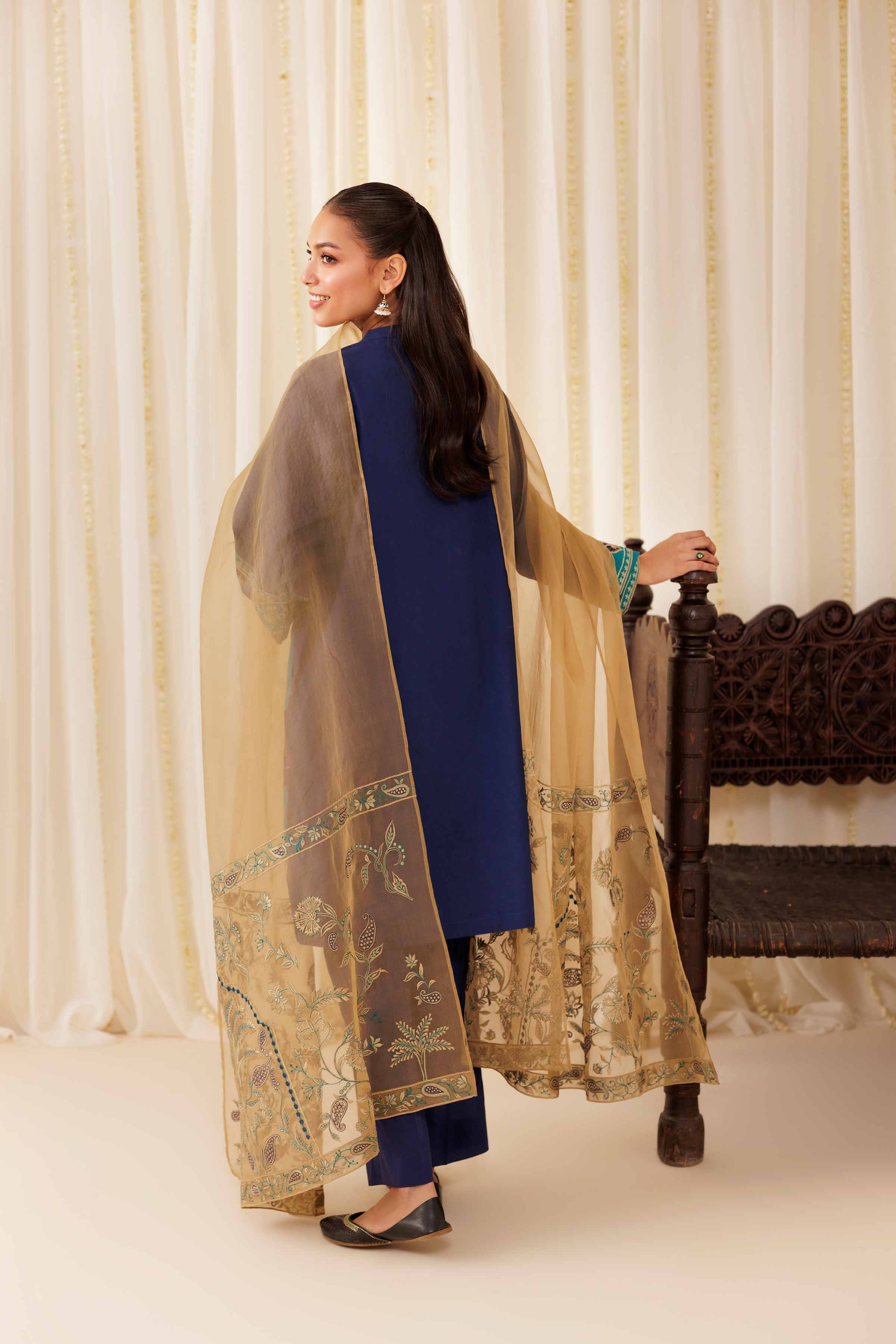 3 Piece - Embroidered Suit - PFE25-42 for Women - Pret Collection | Nishat | Shop Online