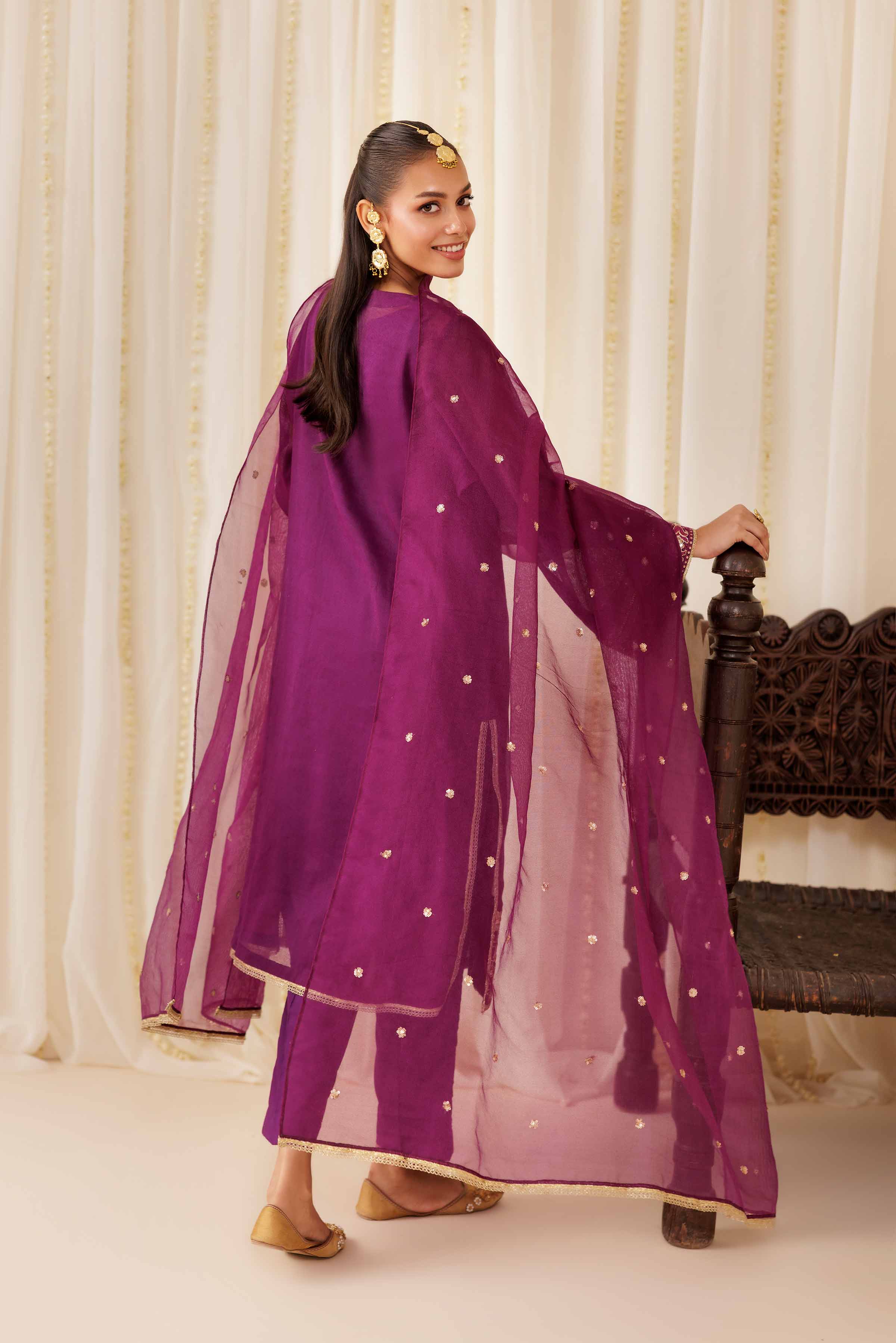 3 Piece - Embroidered Suit - PFE25-54 for Women - Pret Collection | Nishat | Shop Online