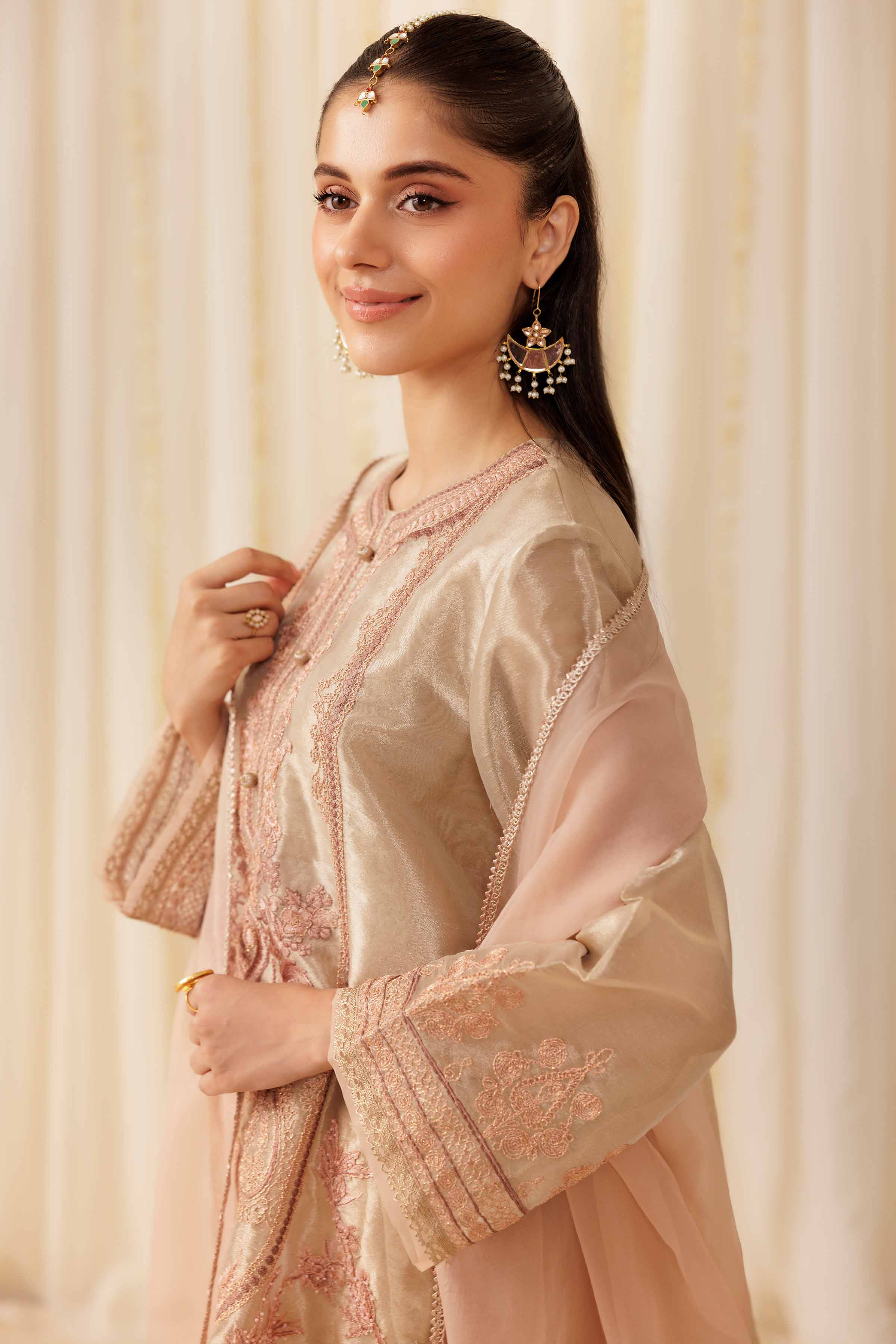 3 Piece - Embroidered Suit - PFE25-55 for Women - Pret Collection | Nishat | Shop Online