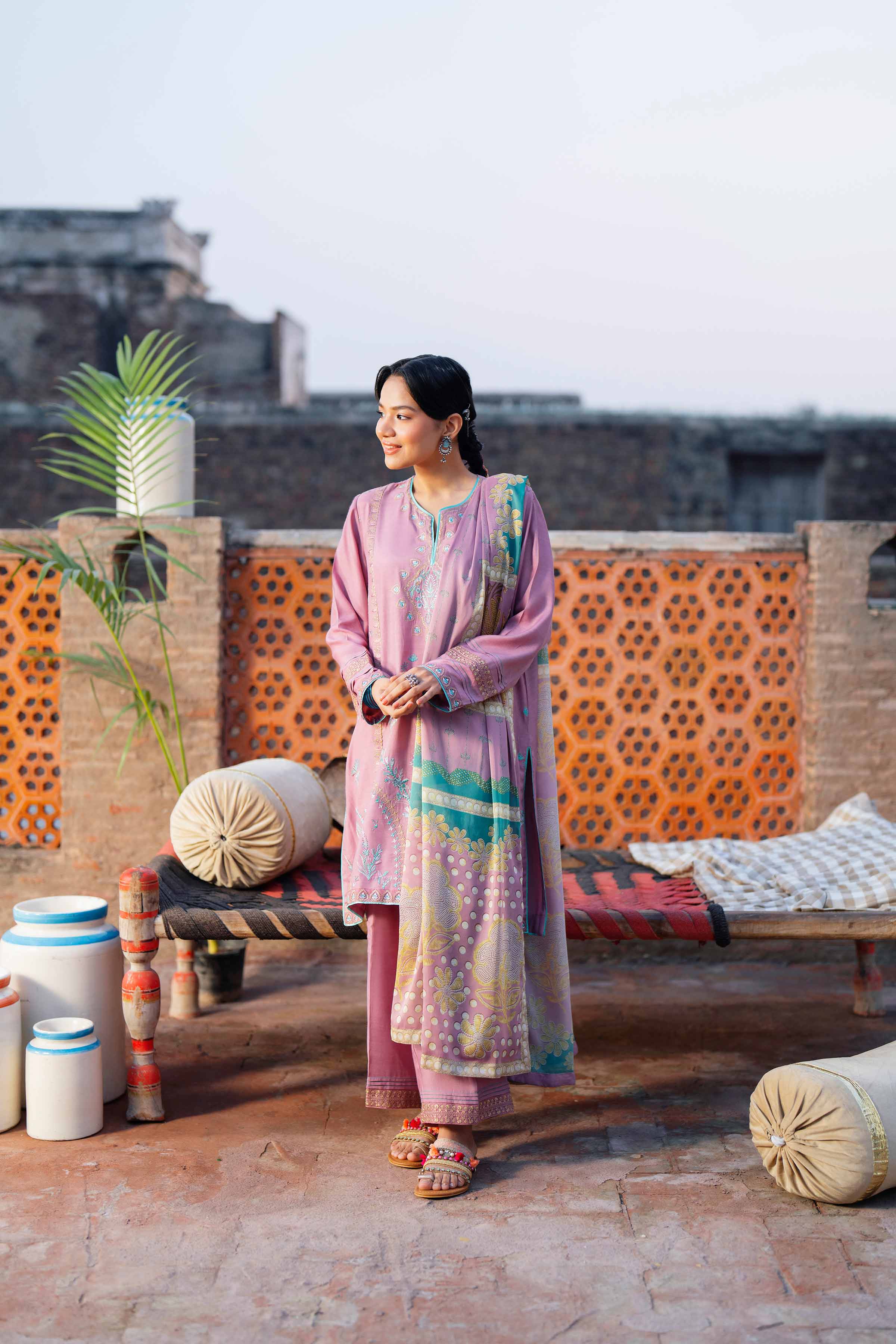 3 Piece - Embroidered Suit - PFE26-01