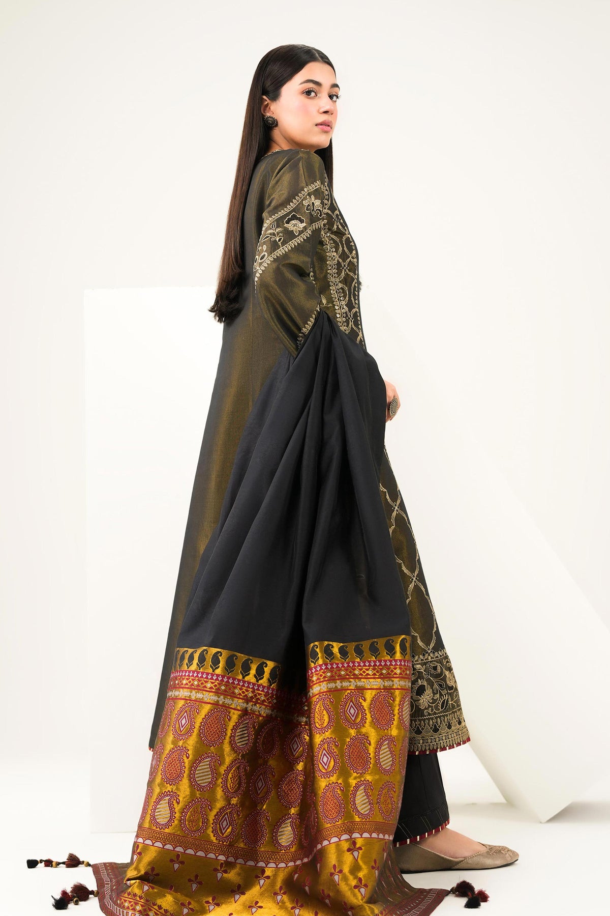 3 Piece - Embroidered Suit - PFE26-42