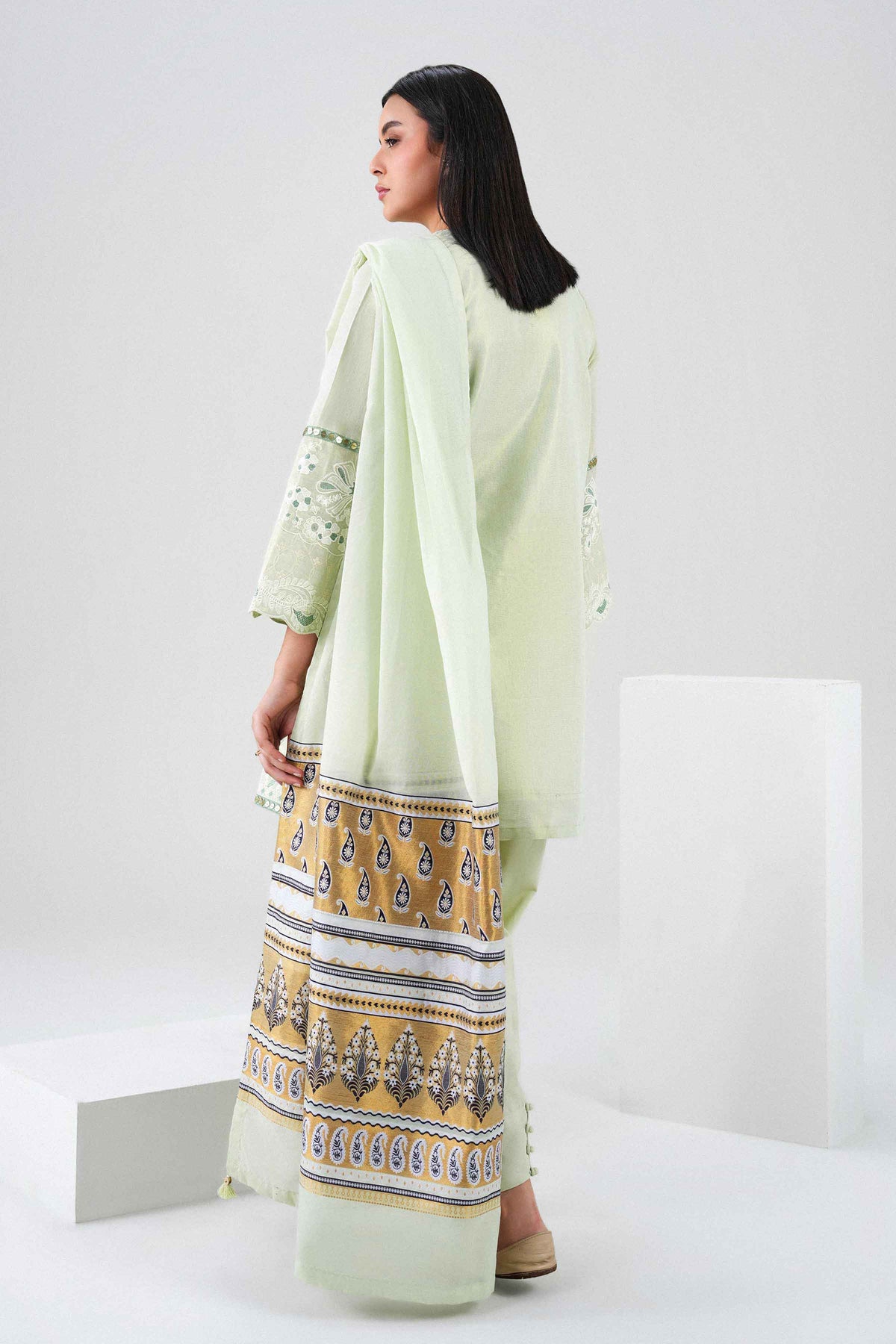 3 Piece - Embroidered Suit - PFE26-43 for Women - Pret Collection | Nishat | Shop Online