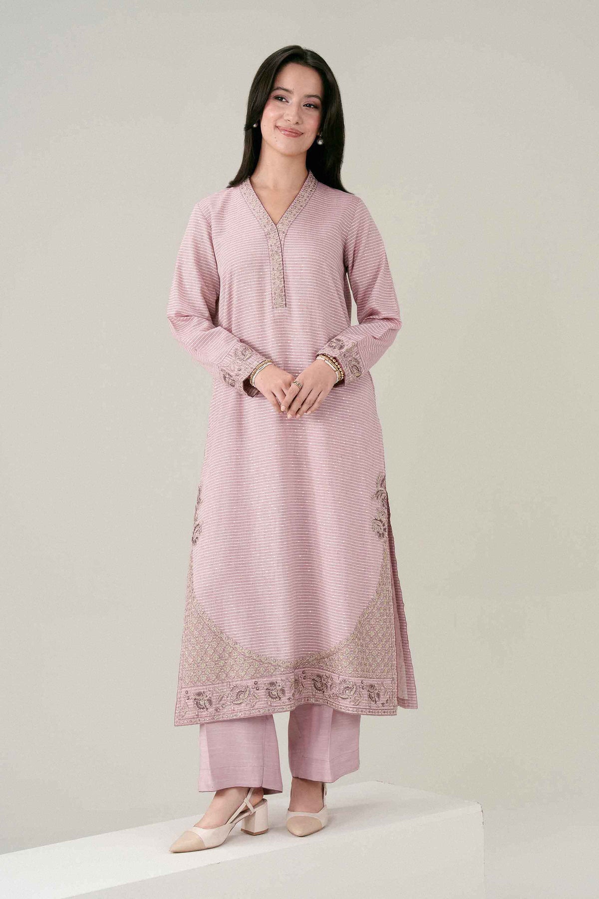 2 PIECE - EMBROIDERED SUIT - PFE26-47