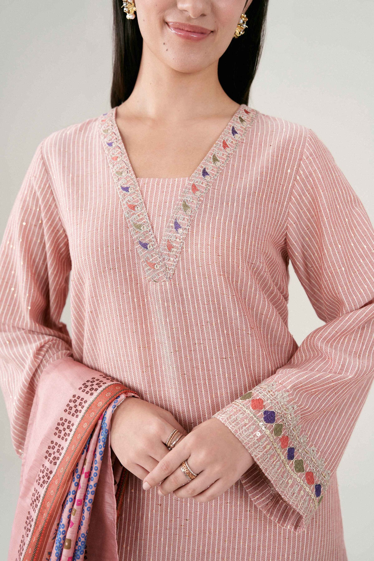 3 Piece - Embroidered Suit - PFE26-49 for Women - Pret Collection | Nishat | Shop Online