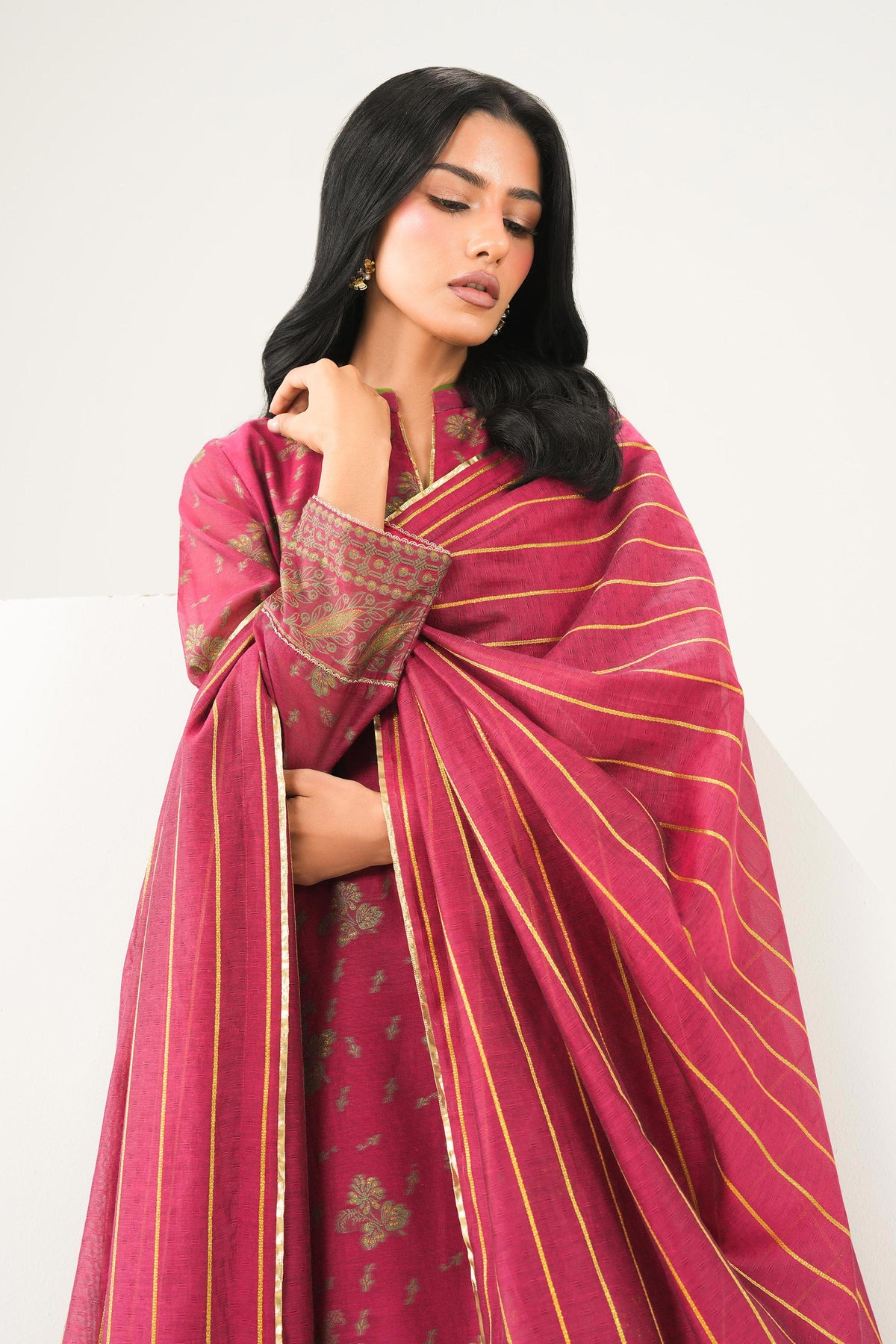 3 Piece - Printed Suit - PFE26-54 for Women - Pret Collection | Nishat | Shop Online
