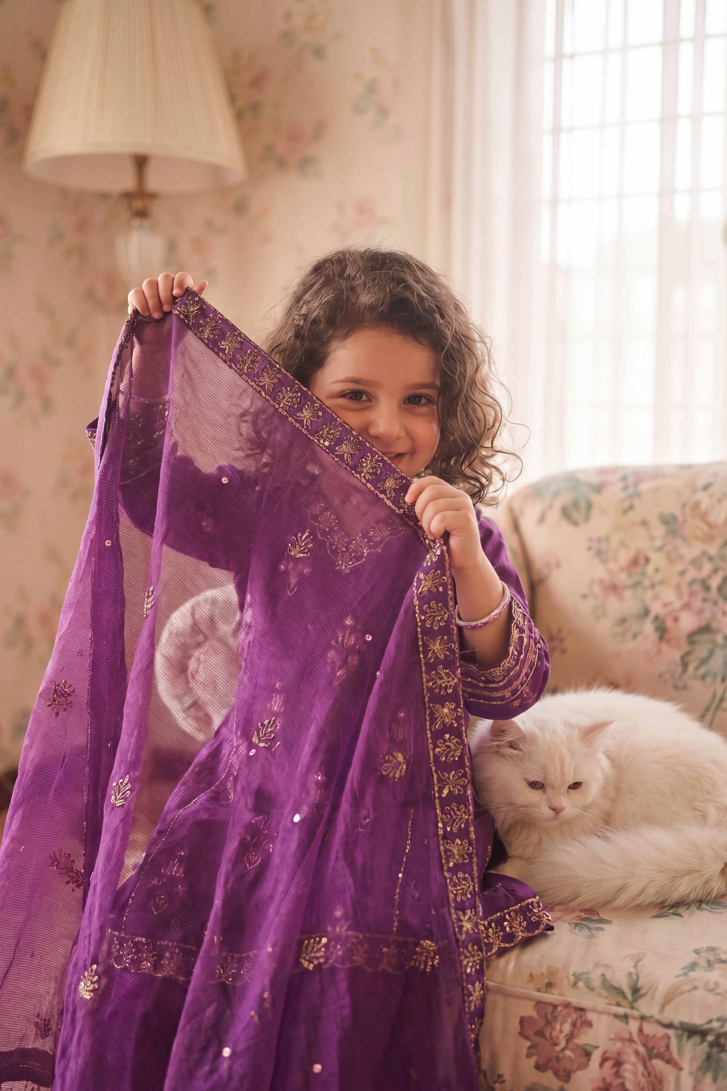 3 Piece - Embroidered Suit - PMD26-39 M