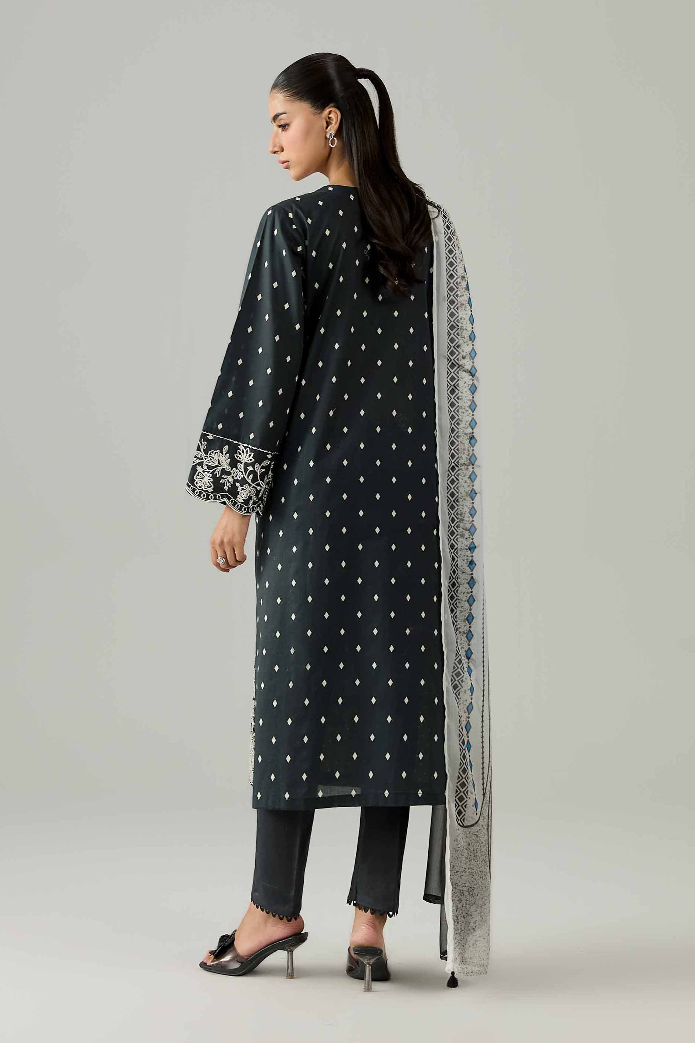 3 Piece - Embroidered Suit - PMS26-08