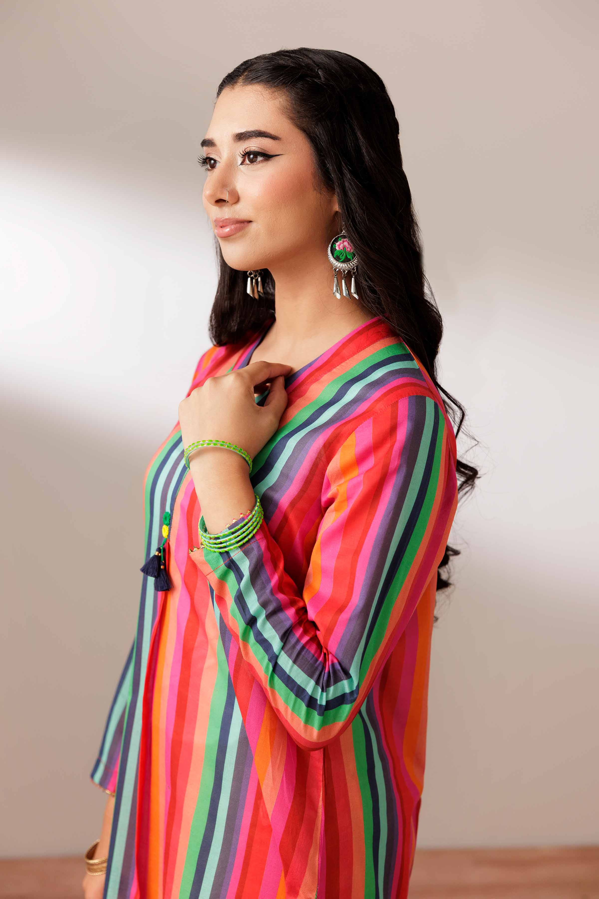 Printed Embroidered Shirt - PS25-188 for Women - Pret Collection | Nishat | Shop Online