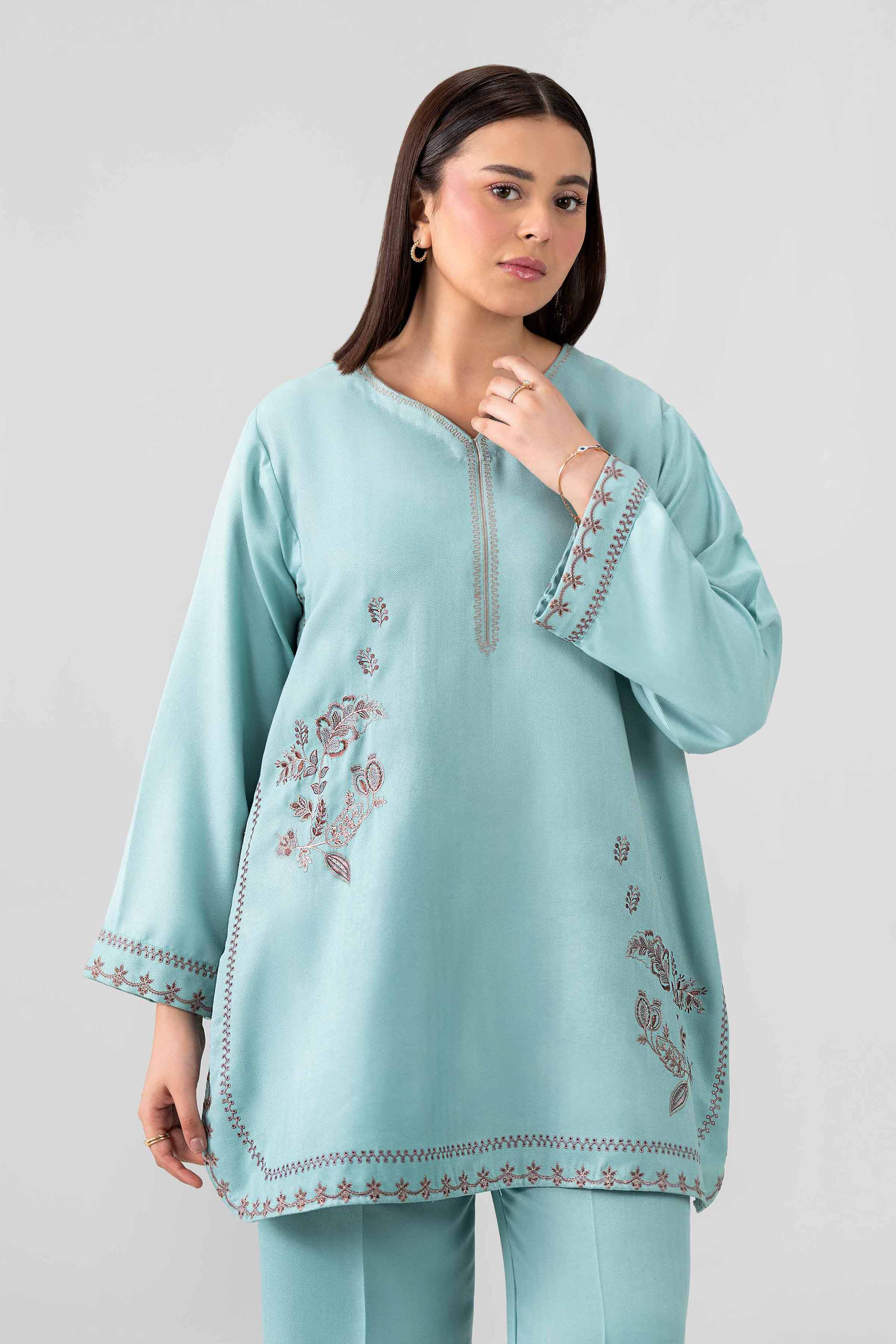 2 Piece - Embroidered Suit - PS26-162