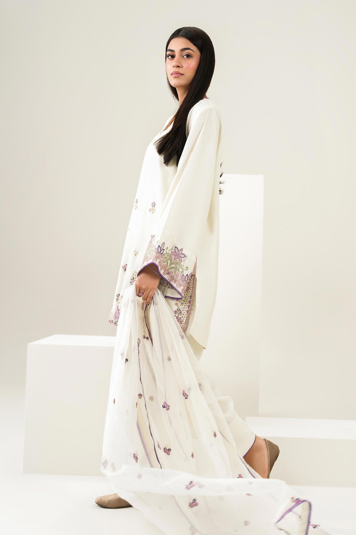 3 Piece - Embroidered Suit - PS26-169 for Women - Pret Collection | Nishat | Shop Online