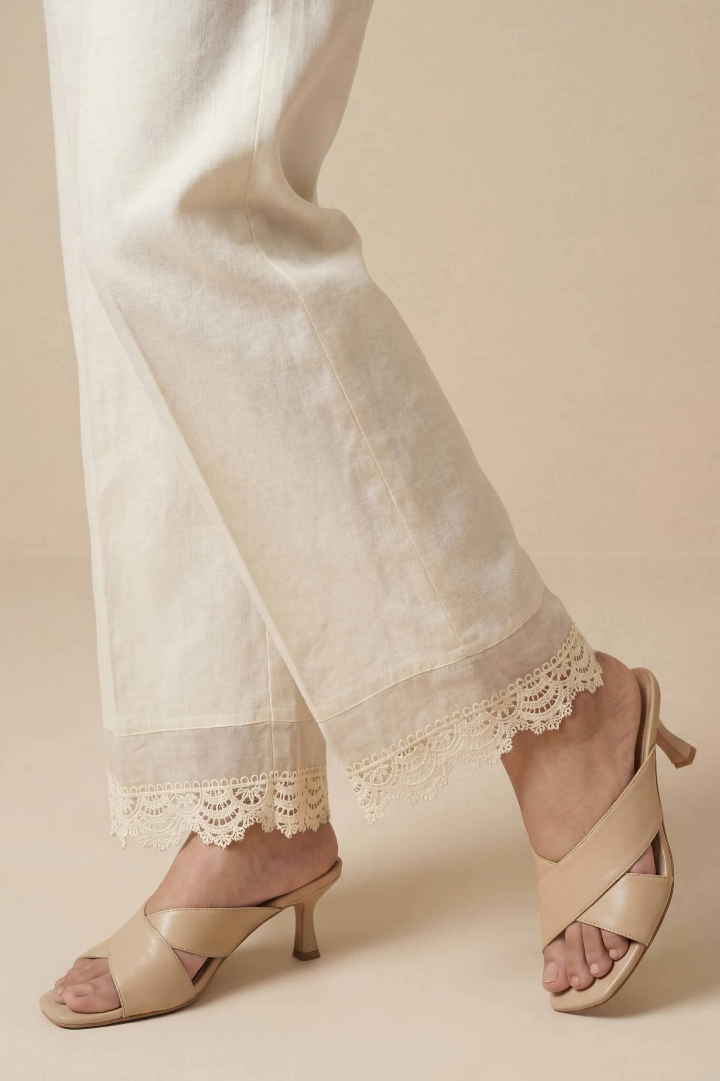 Basic Trousers - PS26-200 for Women - Pret Collection | Nishat | Shop Online