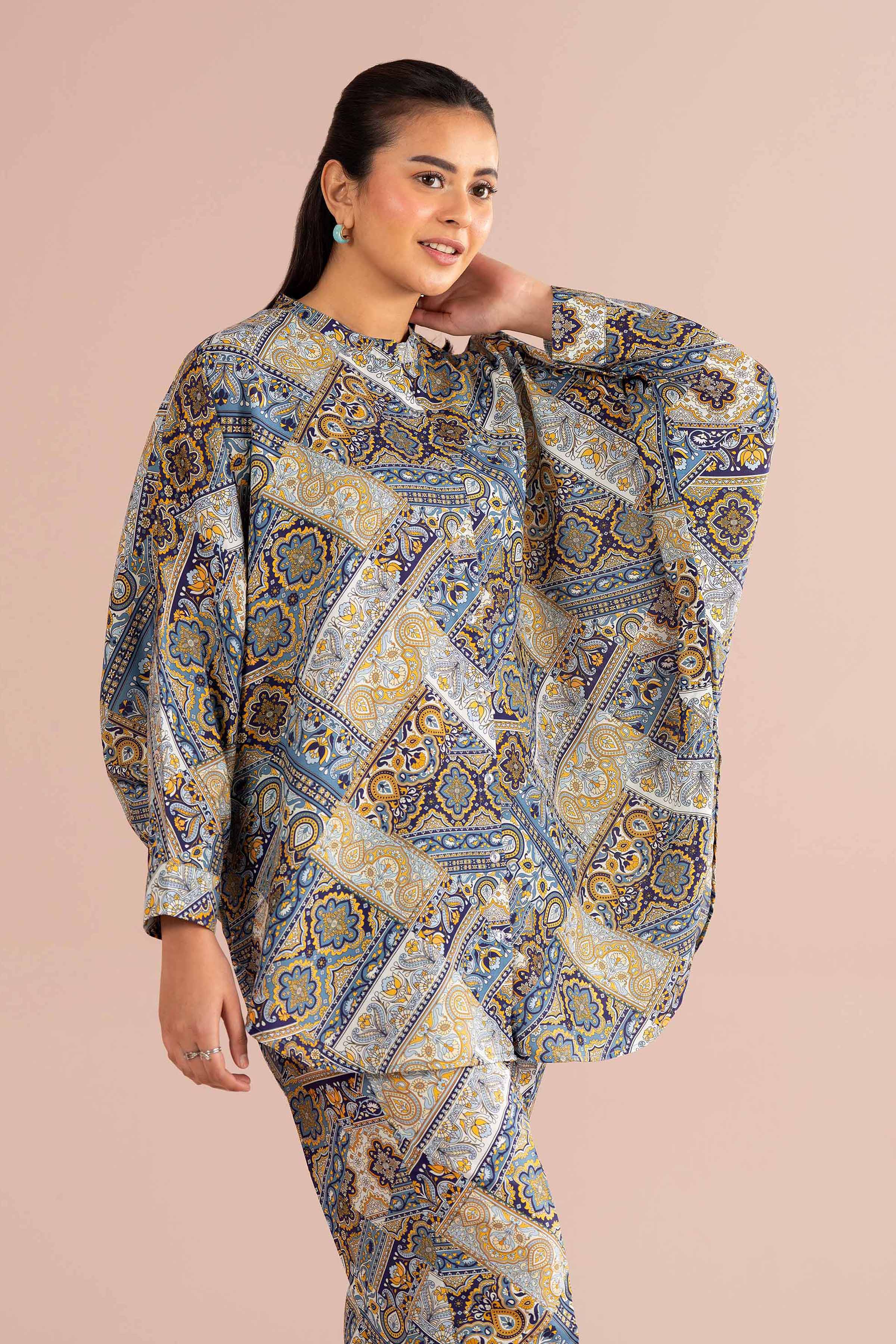 2 Piece - Printed Suit - PS26-77 for Women - Pret Collection | Nishat | Shop Online