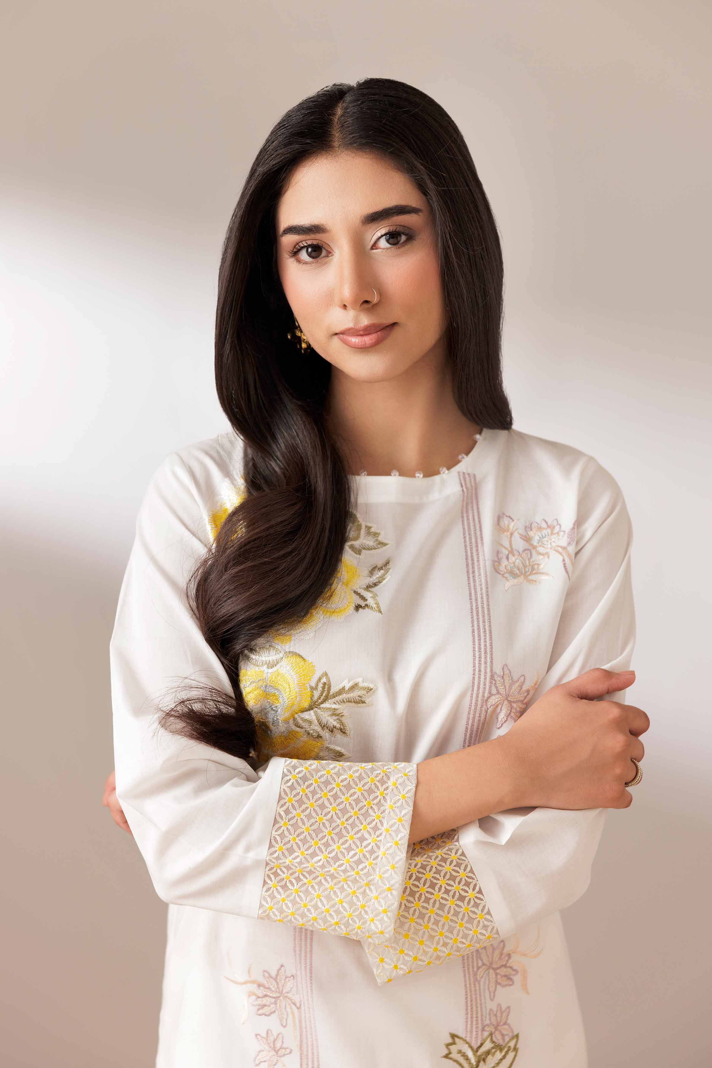 2 Piece - Embroidered Suit - PUS25-75 for Women - Pret Collection | Nishat | Shop Online