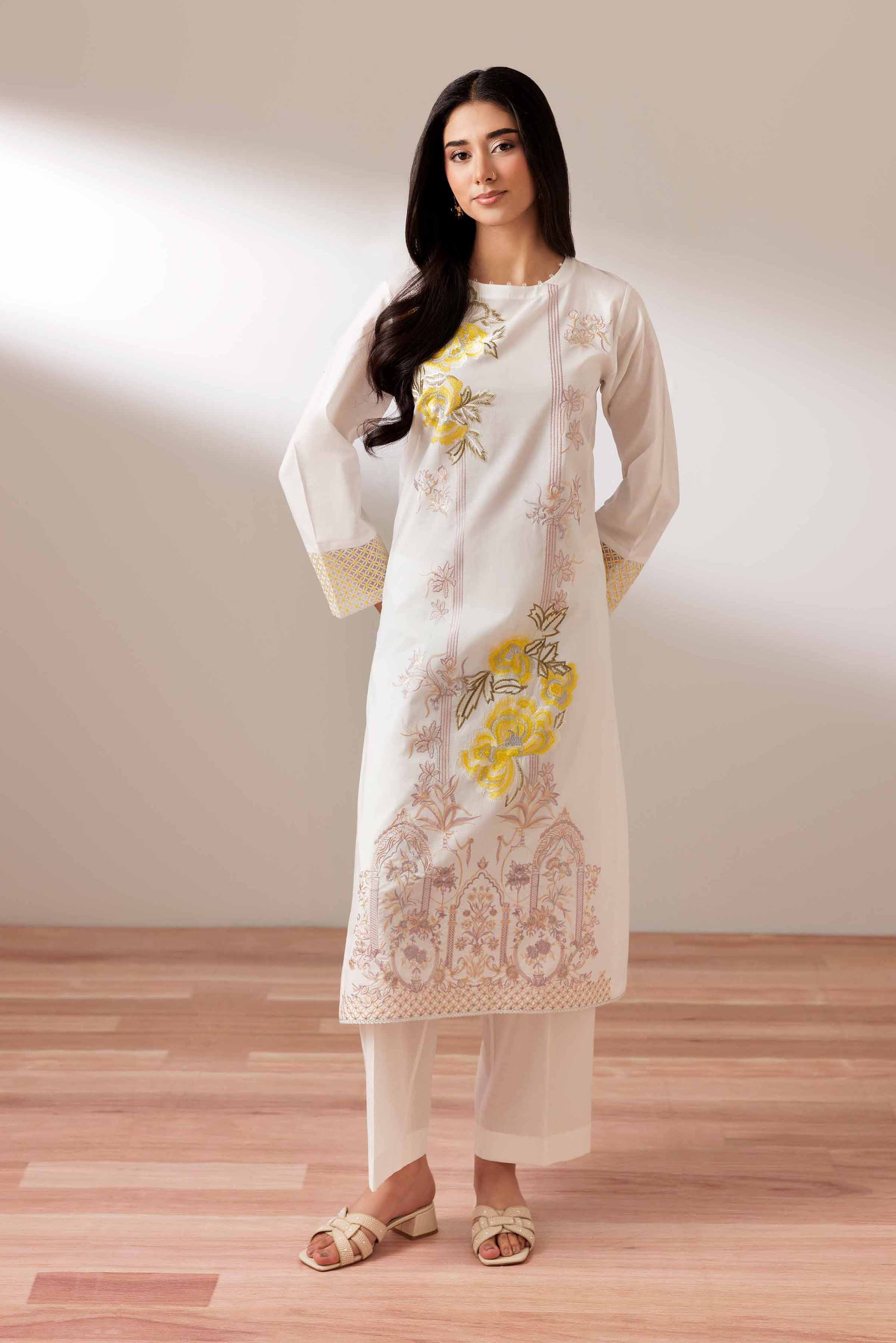 2 Piece - Embroidered Suit - PUS25-75 for Women - Pret Collection | Nishat | Shop Online
