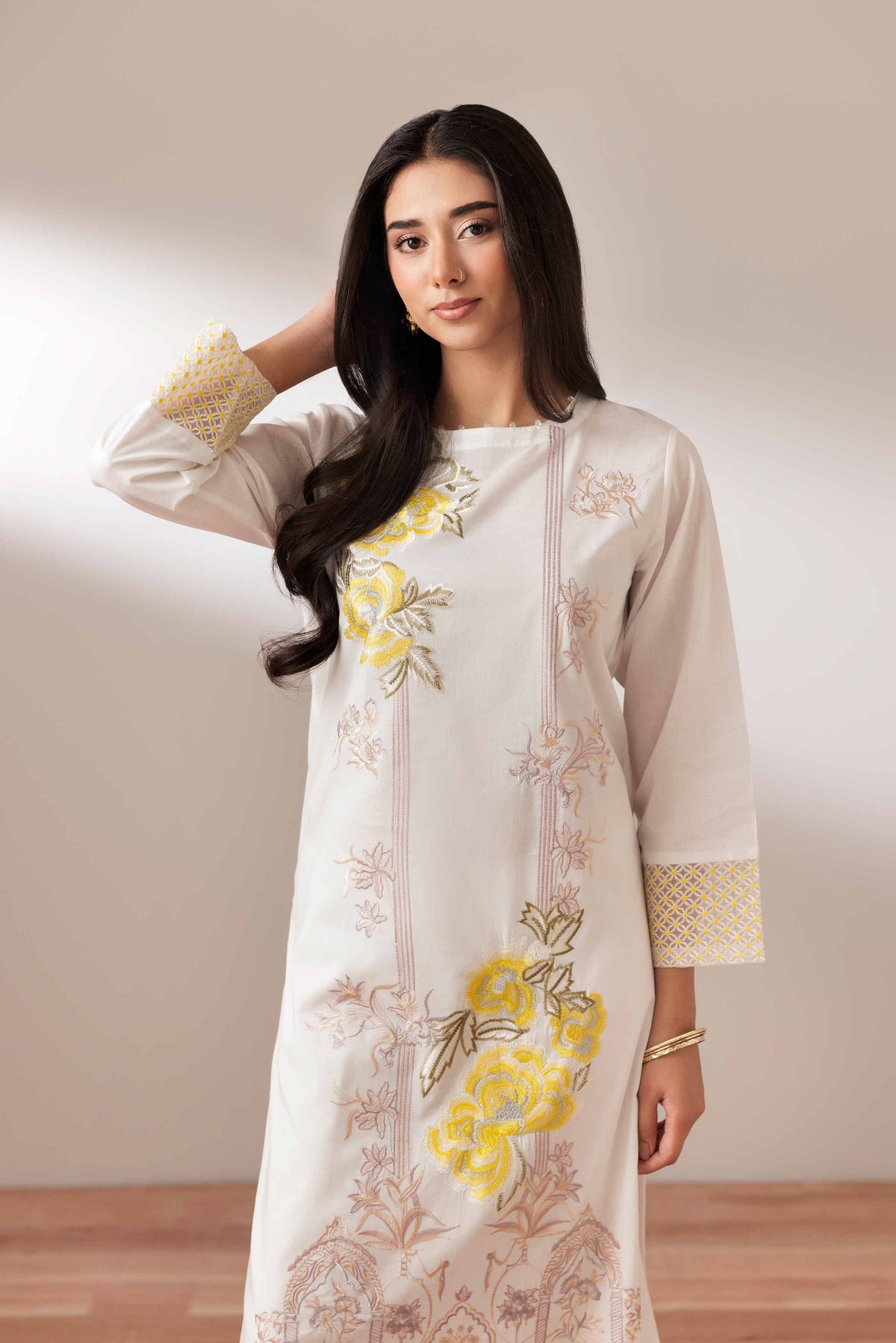 2 Piece - Embroidered Suit - PUS25-75 for Women - Pret Collection | Nishat | Shop Online