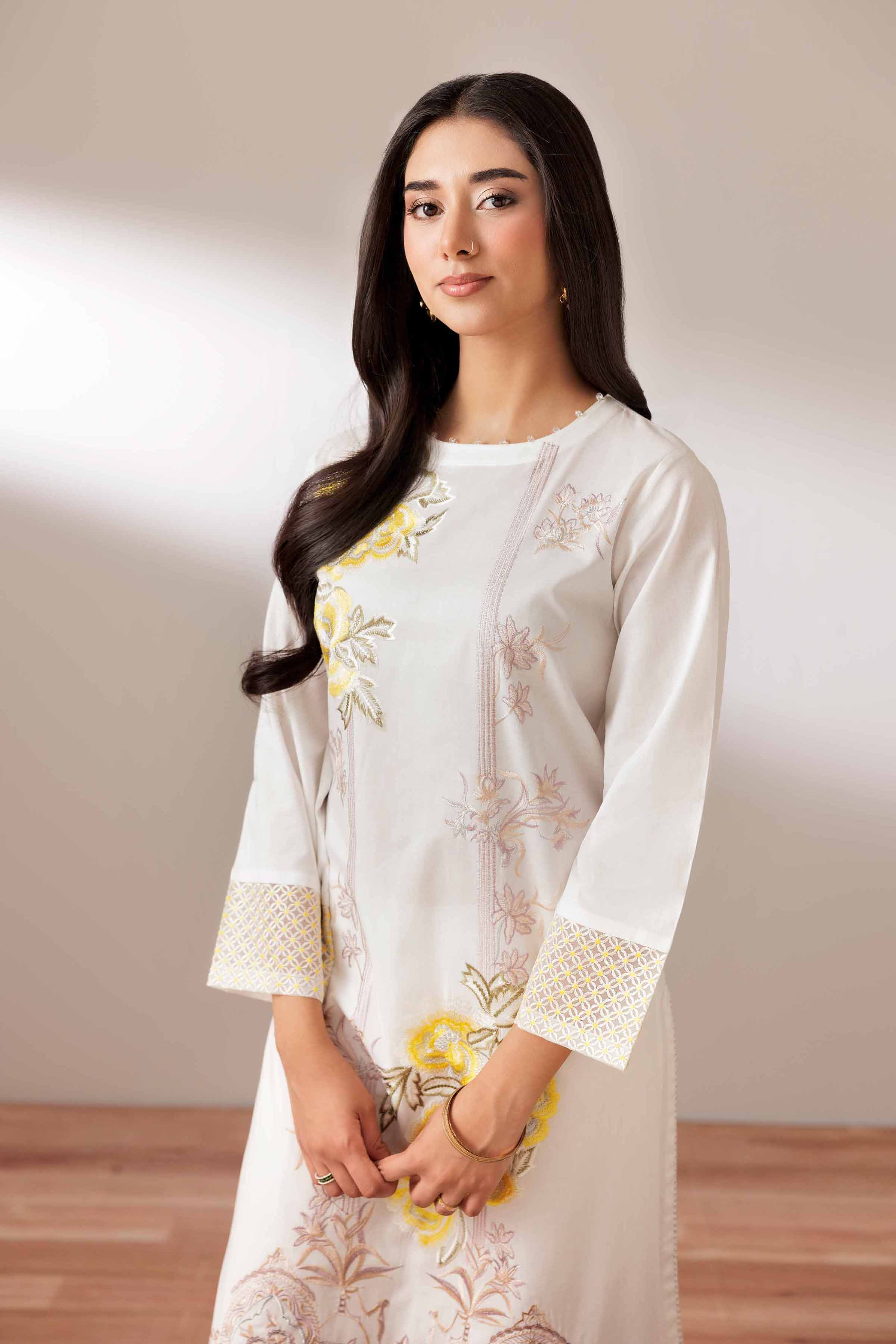 2 Piece - Embroidered Suit - PUS25-75 for Women - Pret Collection | Nishat | Shop Online
