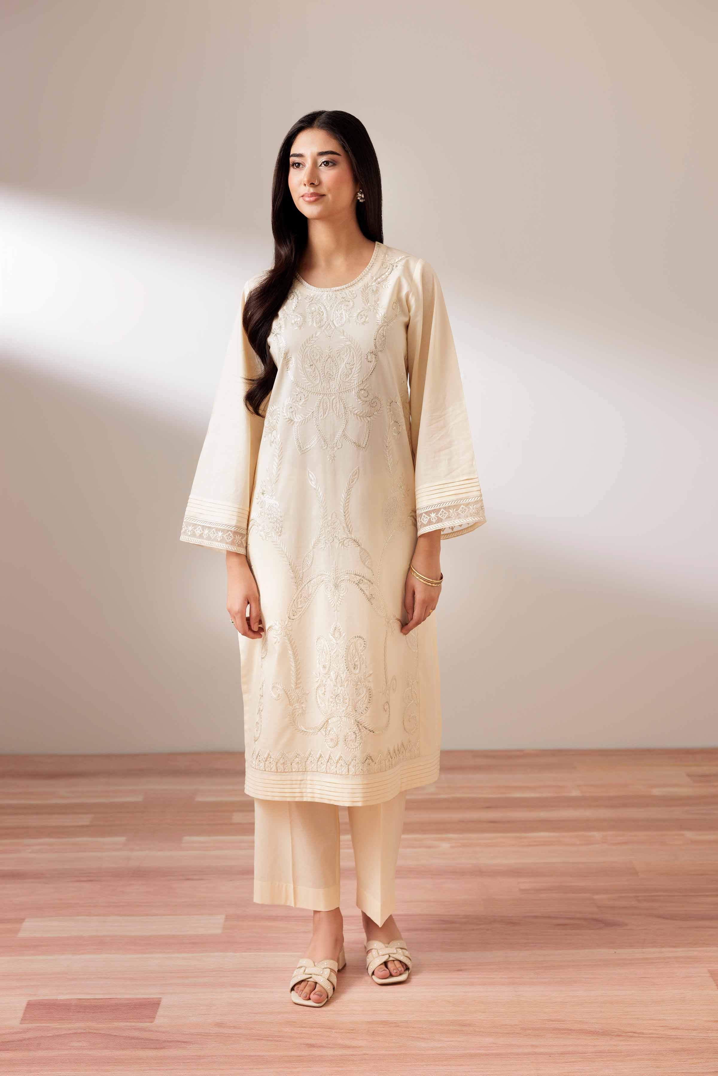 2 Piece - Embroidered Suit - PUS25-76 for Women - Pret Collection | Nishat | Shop Online