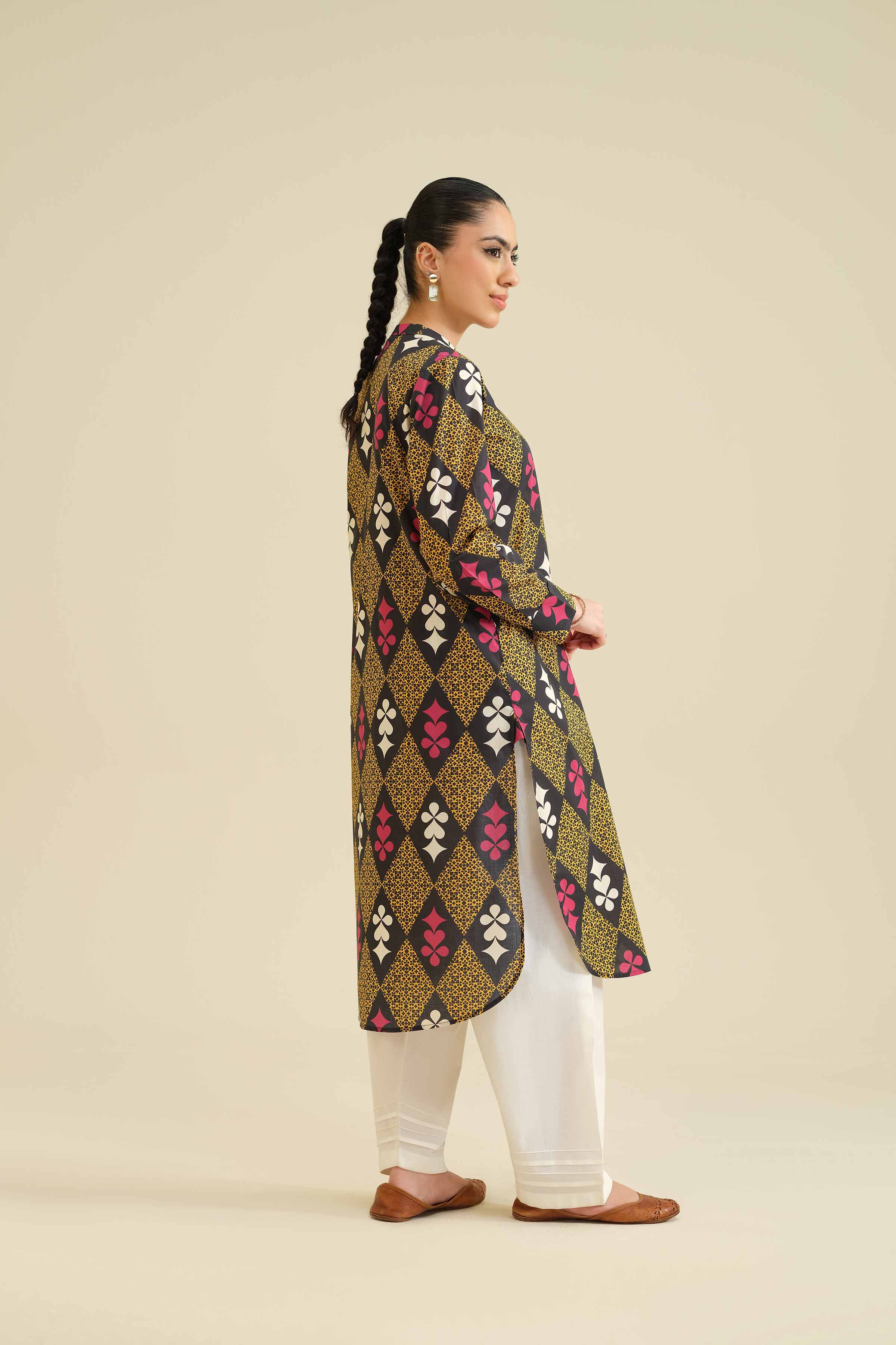 Printed Shirt - PW25-03 for Women - Pret Collection | Nishat | Shop Online