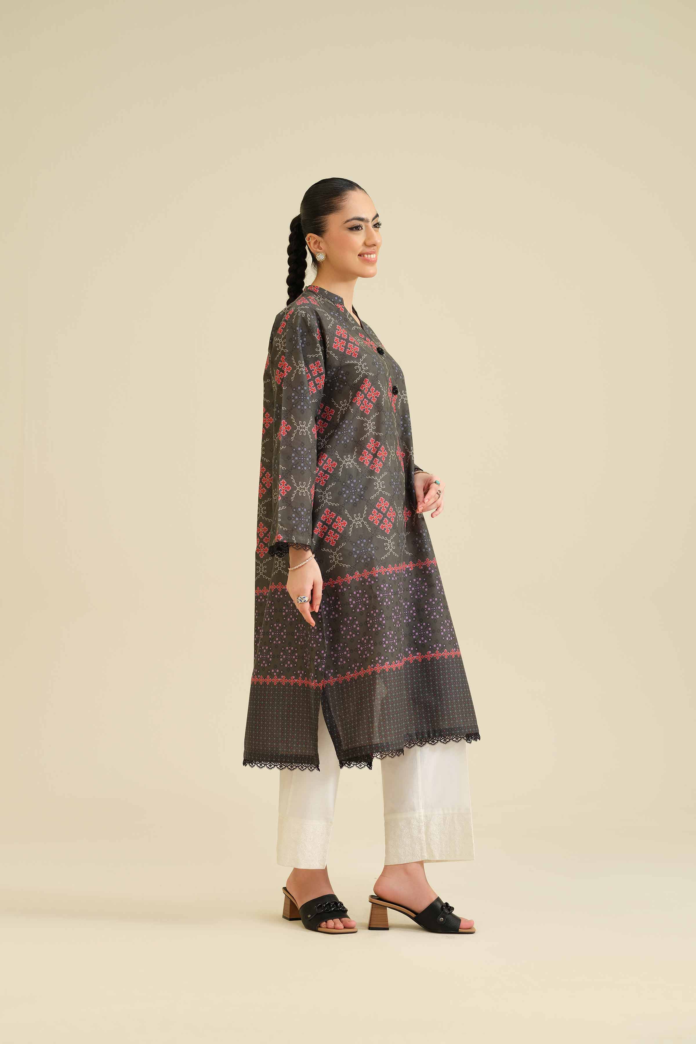 Printed Shirt - PW25-05 for Women - Pret Collection | Nishat | Shop Online