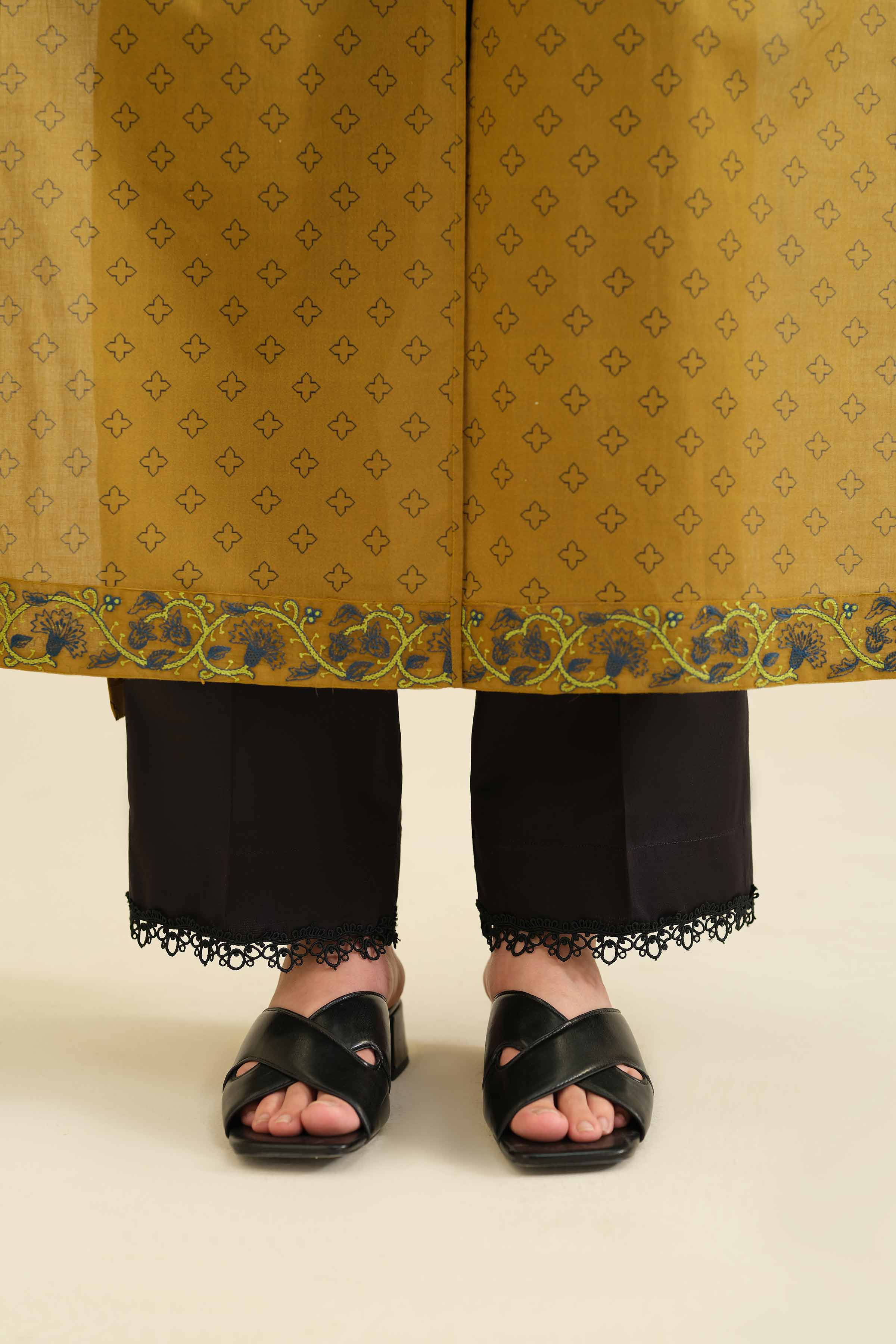 Basic Trousers - PW25-109 for Women - Pret Collection | Nishat | Shop Online