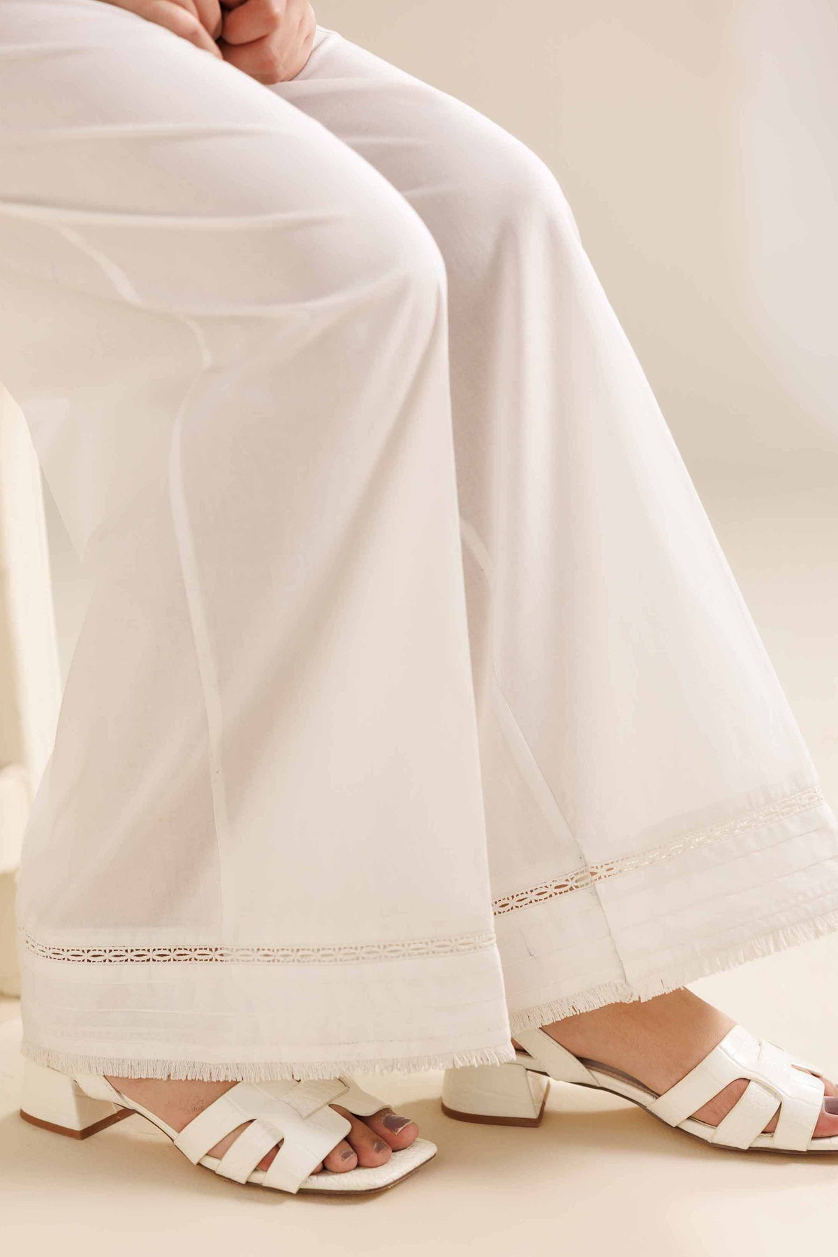 Basic Trousers - PW25-119 for Women - Pret Collection | Nishat | Shop Online