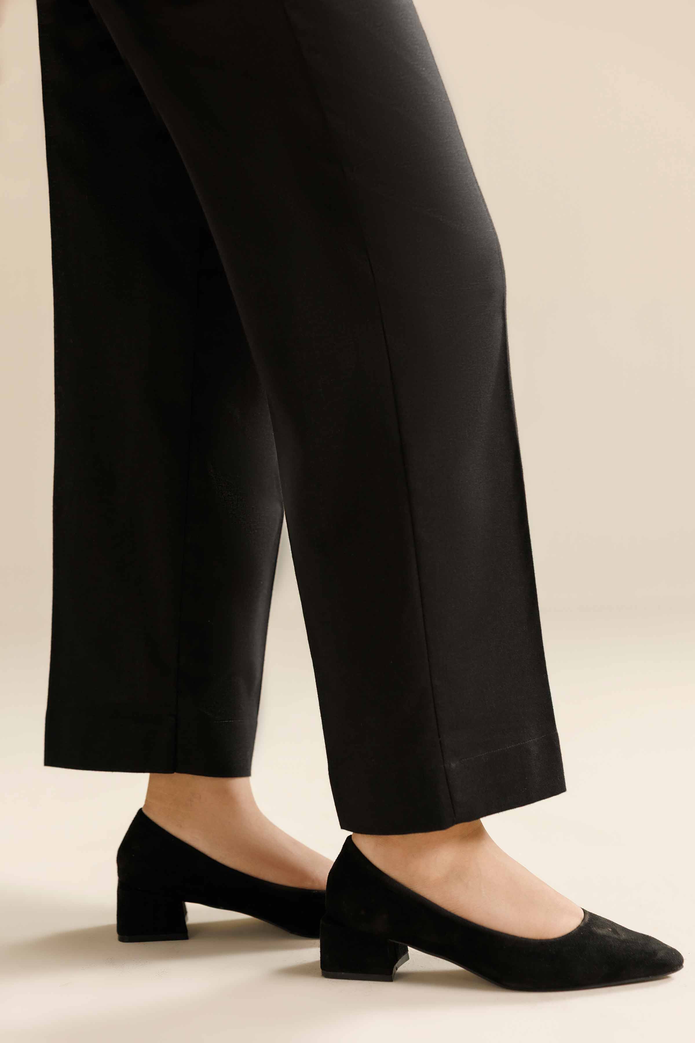 Basic Trousers - PW25-123 for Women - Pret Collection | Nishat | Shop Online
