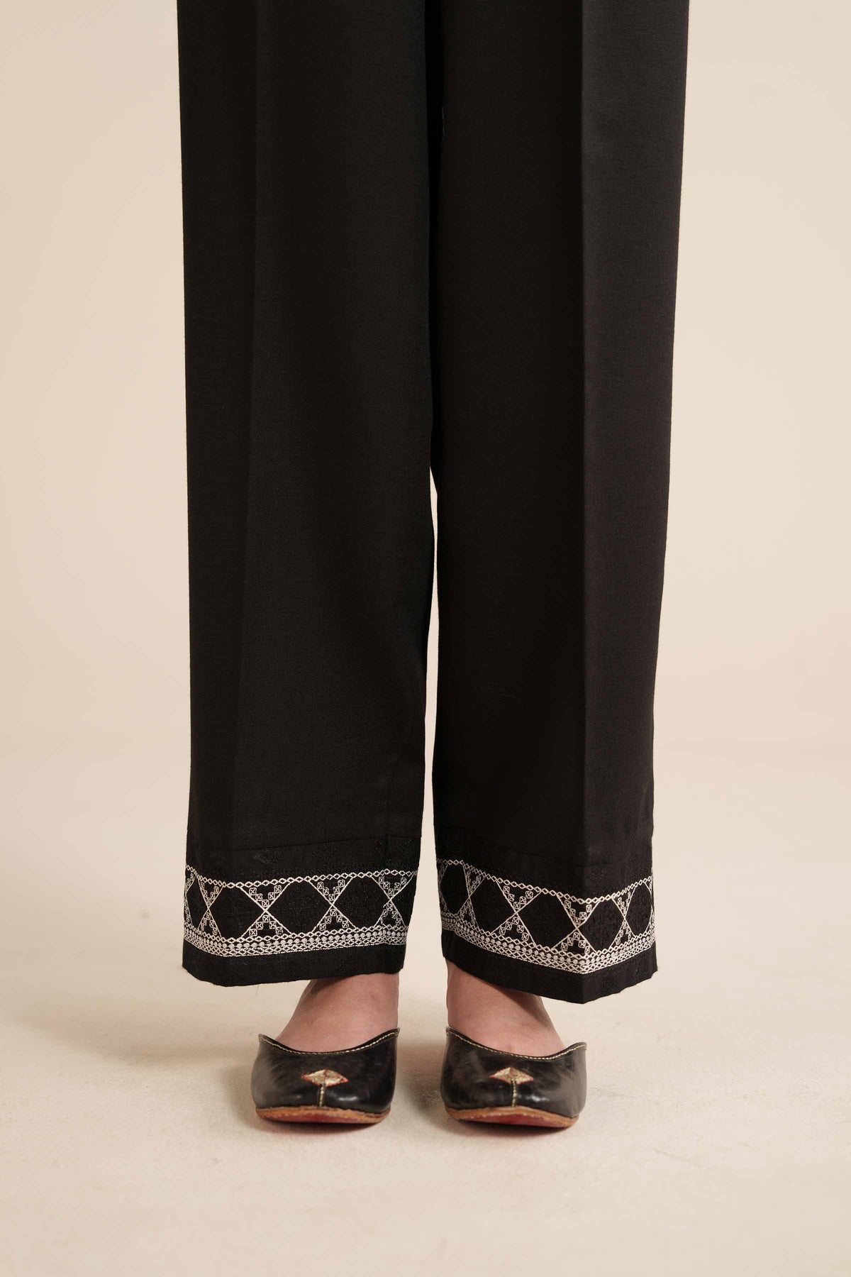 Embroidered Trousers - PW25-127 for Women - Pret Collection | Nishat | Shop Online