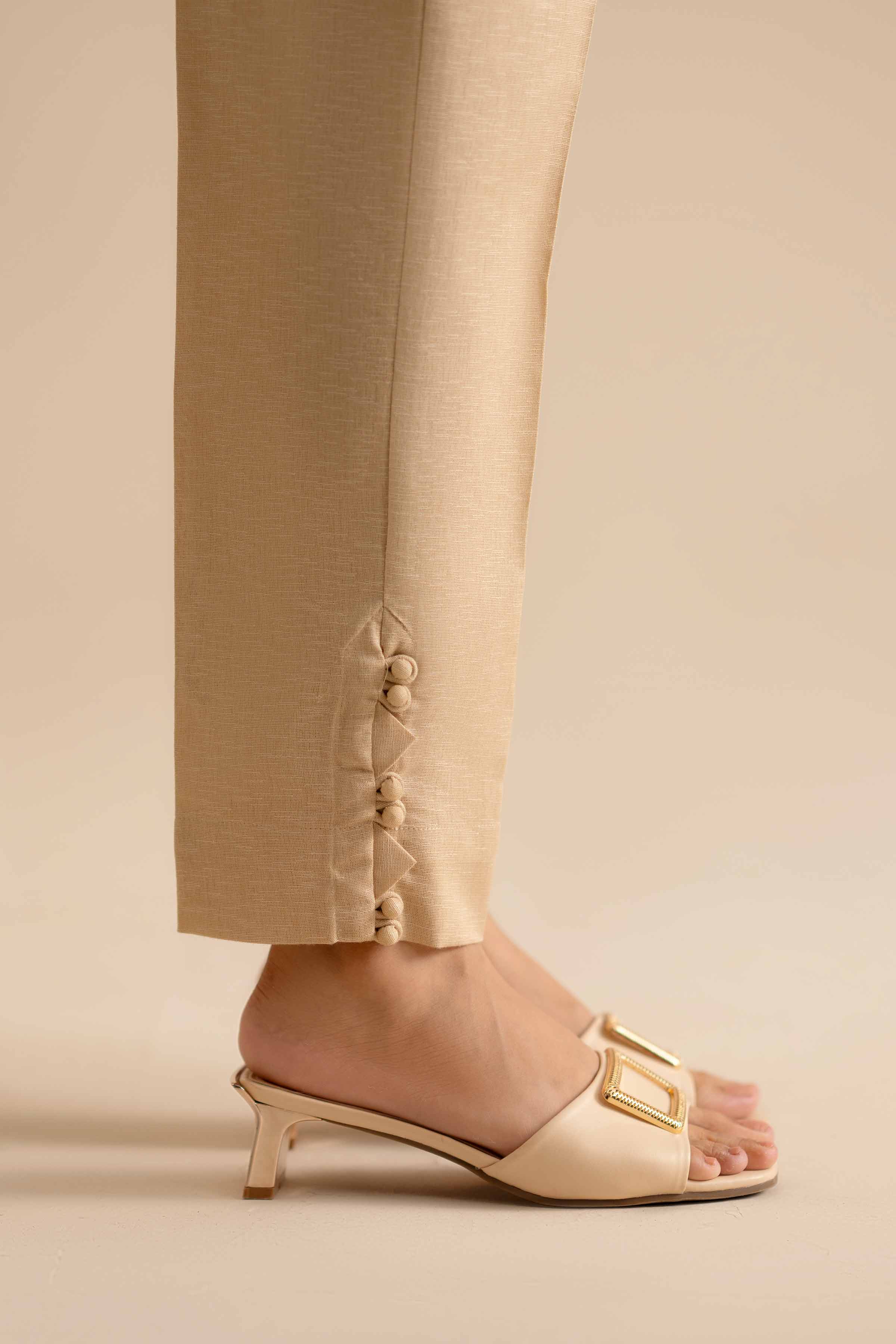 Basic Trousers - PW25-129 for Women - Pret Collection | Nishat | Shop Online