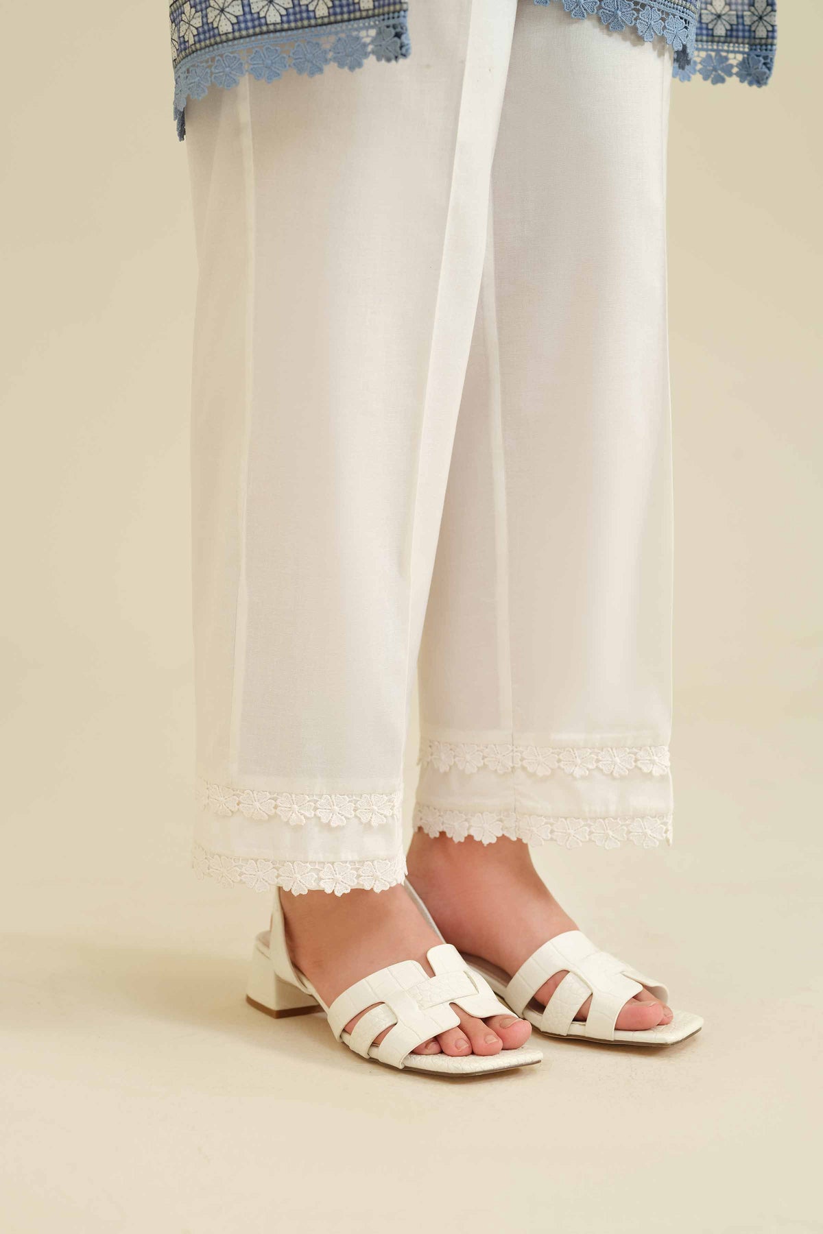 Basic Trousers - PW25-134 for Women - Pret Collection | Nishat | Shop Online