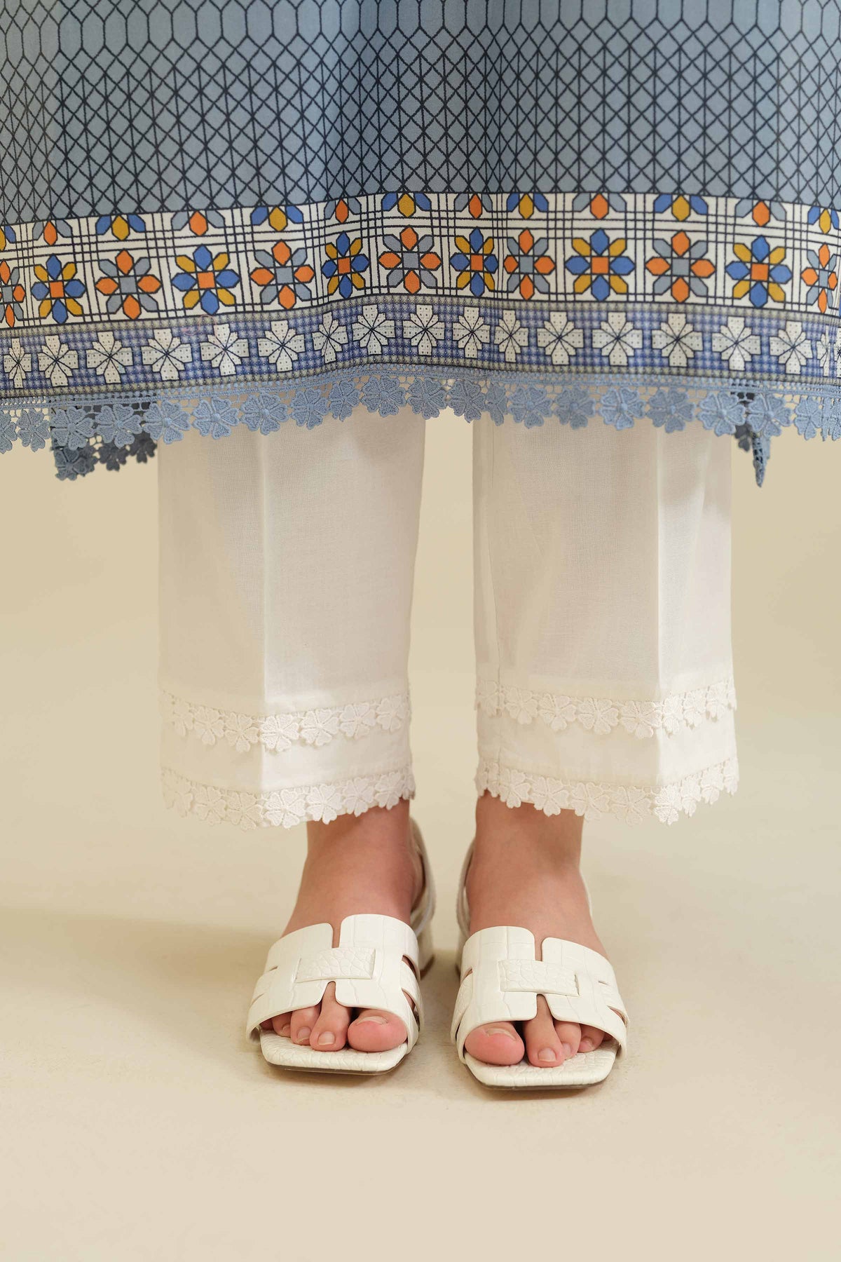 Basic Trousers - PW25-134 for Women - Pret Collection | Nishat | Shop Online