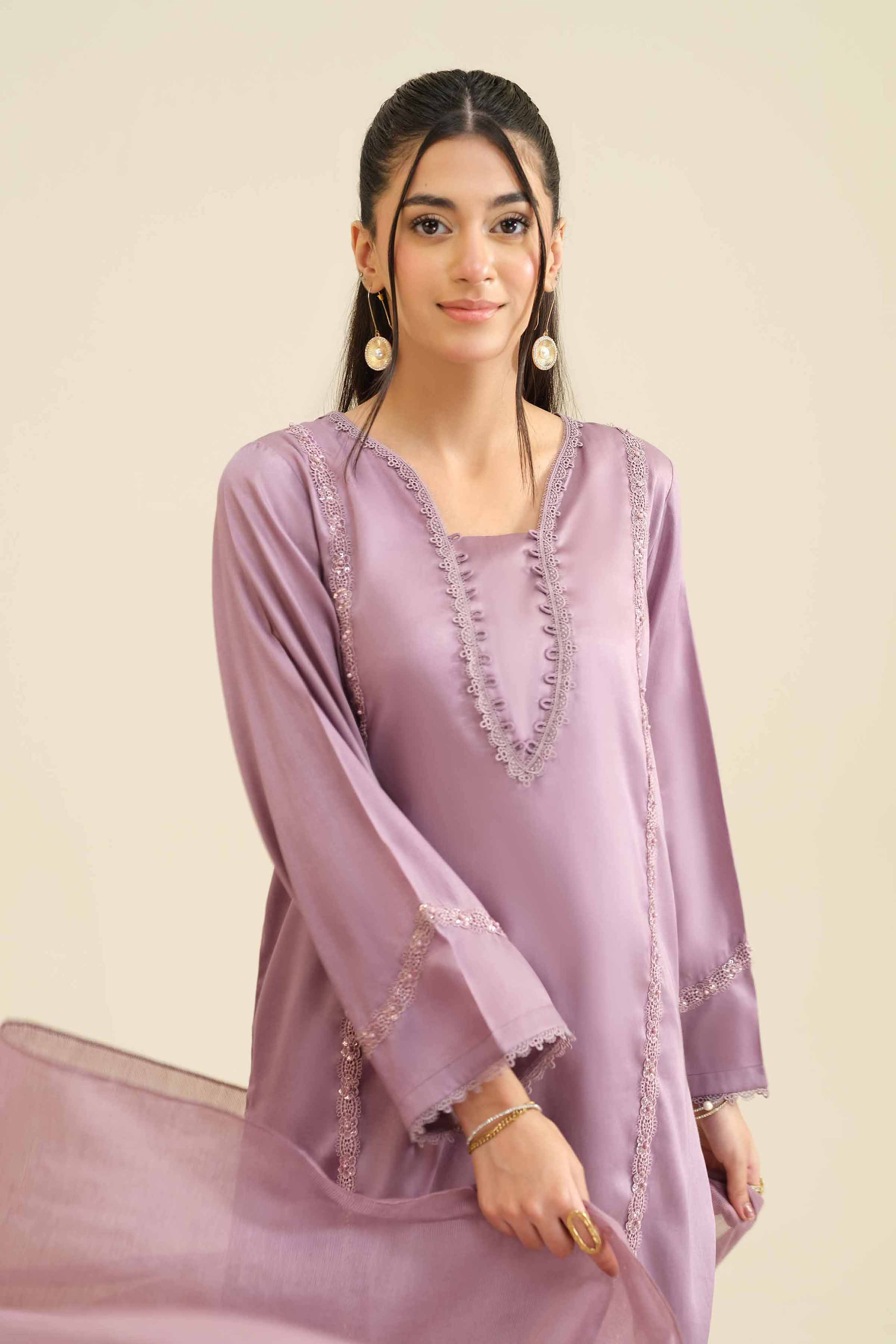 3 Piece - Basic Suit - PW25-14 for Women - Pret Collection | Nishat | Shop Online