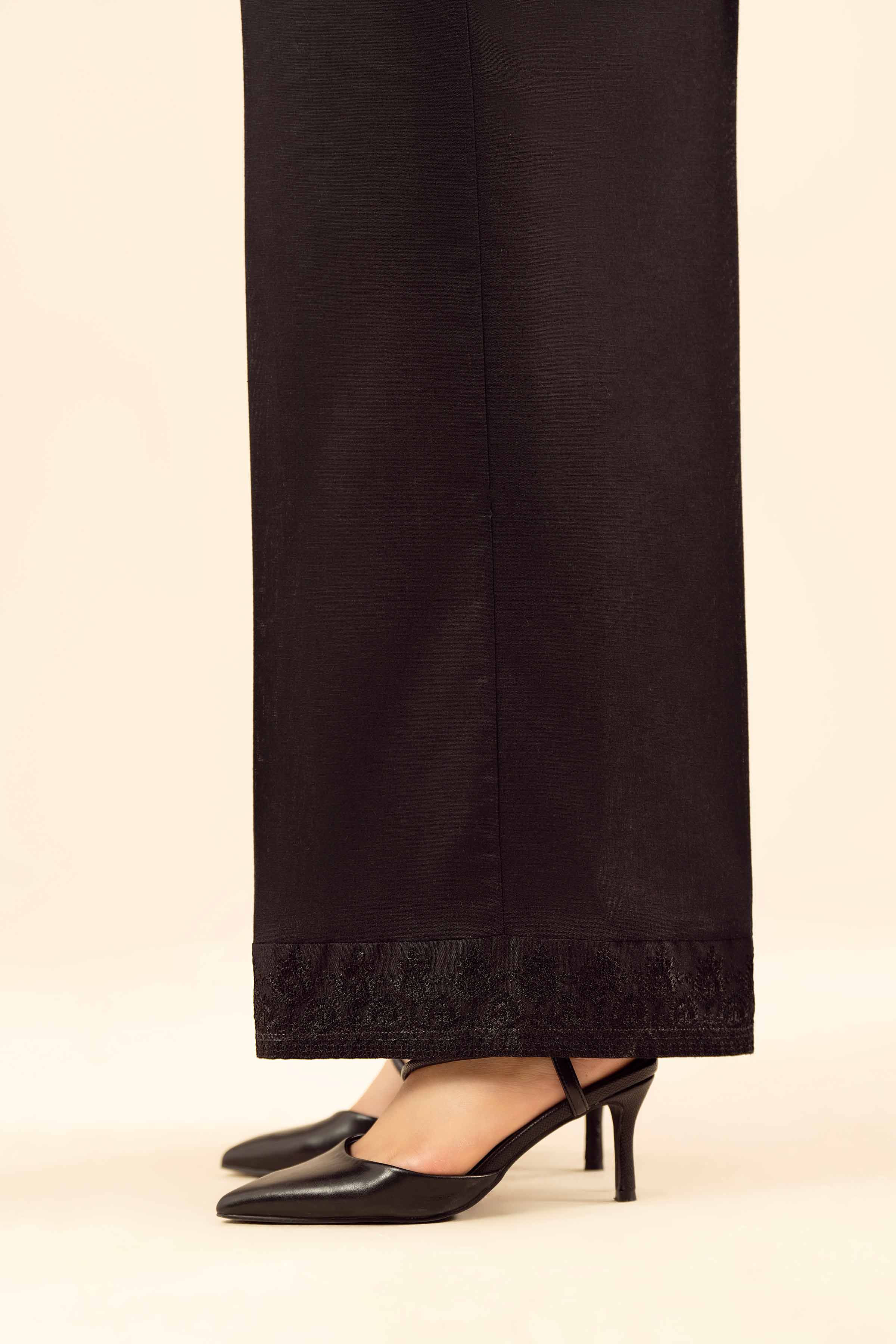 Embroidered Pants - PW25-140 for Women - Pret Collection | Nishat | Shop Online