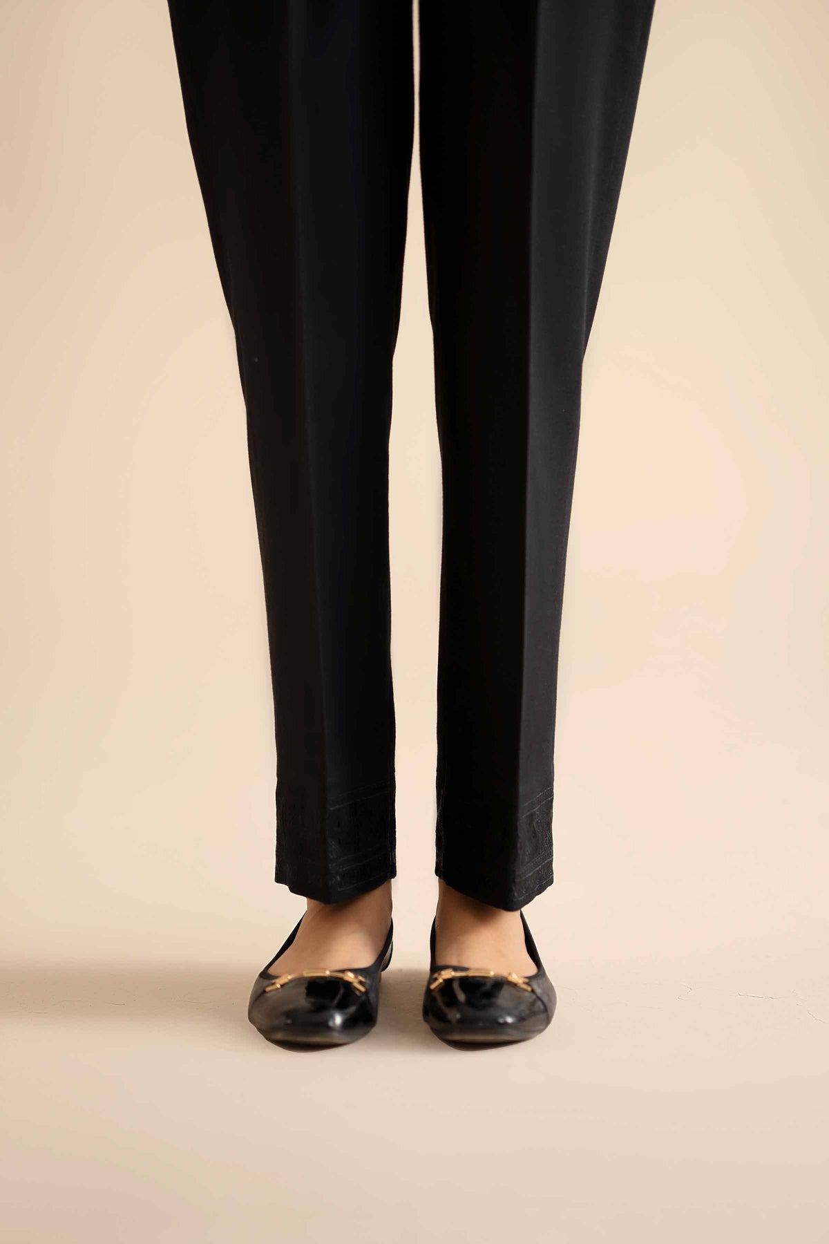 Embroidered Trousers - PW25-141 for Women - Pret Collection | Nishat | Shop Online
