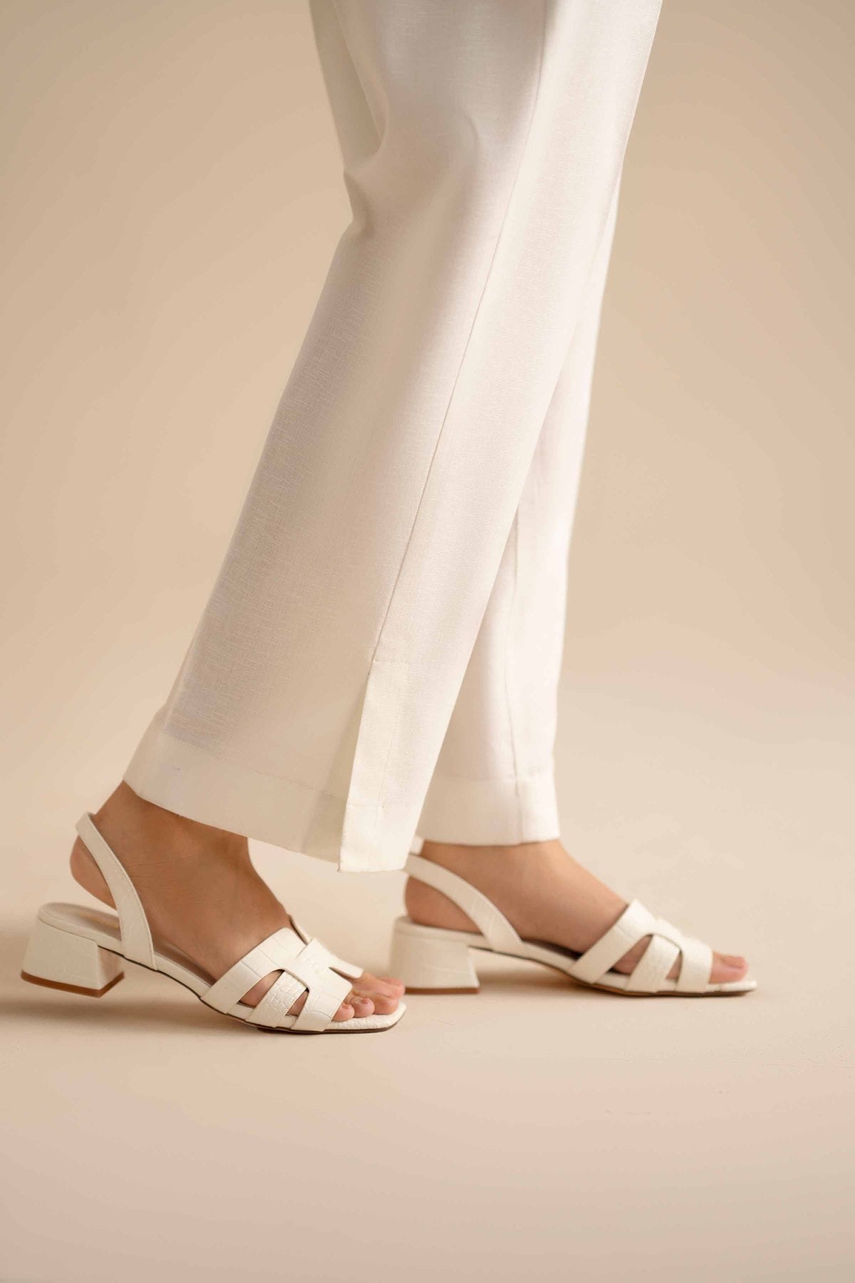 Basic Trousers - PW25-144 for Women - Pret Collection | Nishat | Shop Online