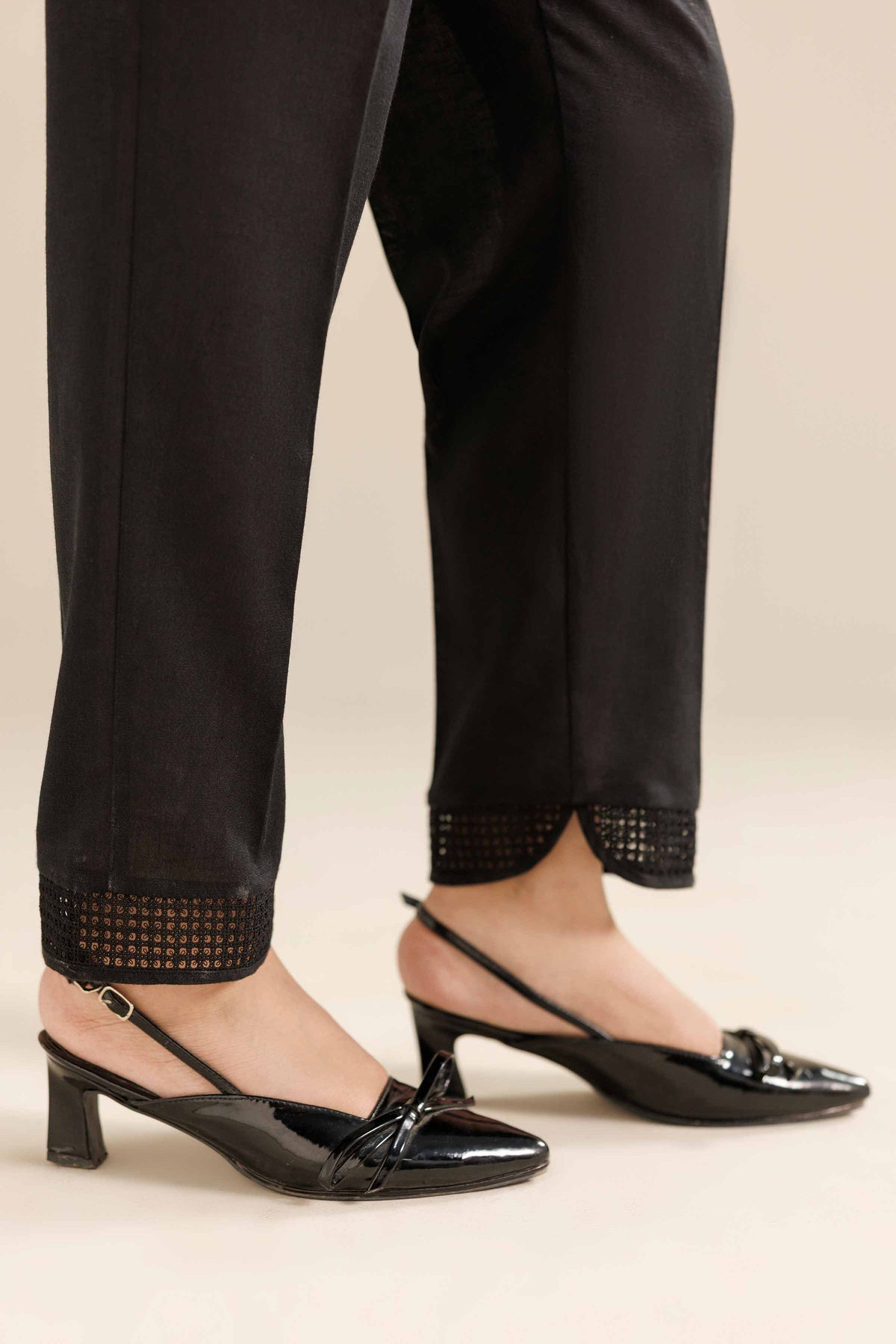 Basic Trousers - PW25-167 for Women - Pret Collection | Nishat | Shop Online