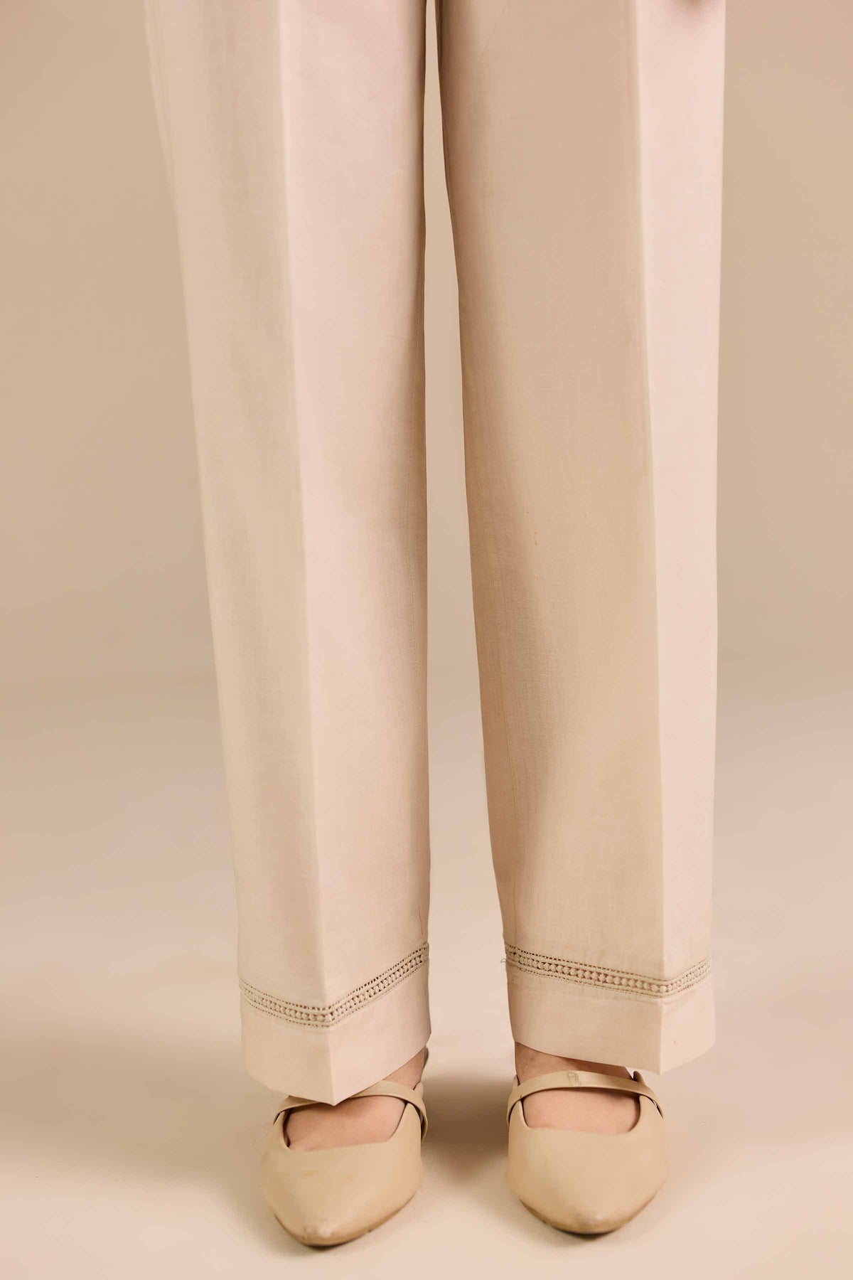 Basic Trousers - PW25-173 for Women - Pret Collection | Nishat | Shop Online