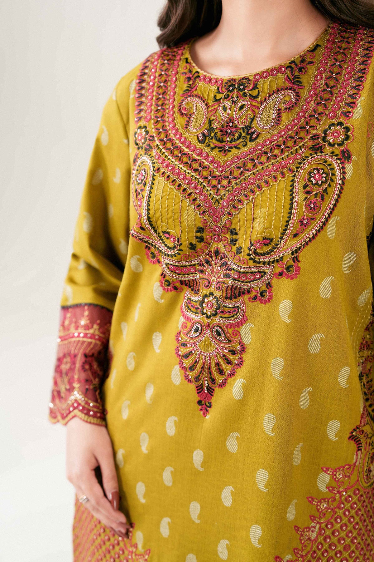 3 PIECE - PRINTED EMBROIDERED SUIT - PW25-178 for Women - Pret Collection | Nishat | Shop Online