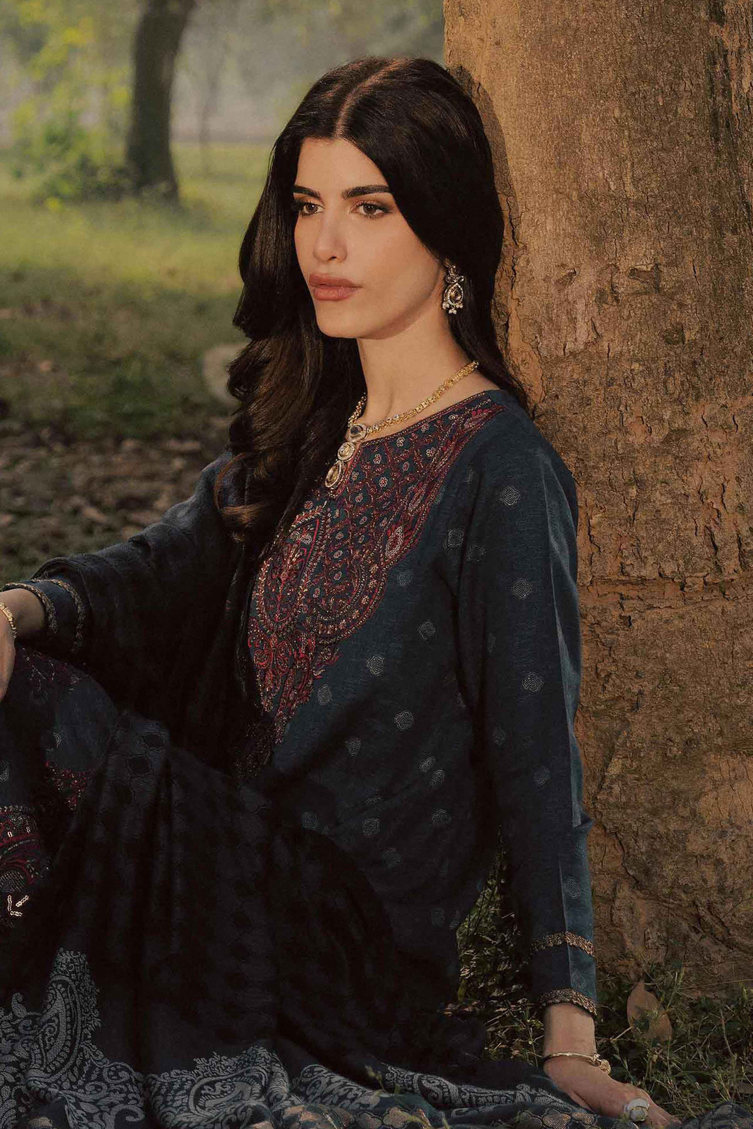 2 Piece - Printed Embroidered Suit - PW25-179 for Women - Pret Collection | Nishat | Shop Online