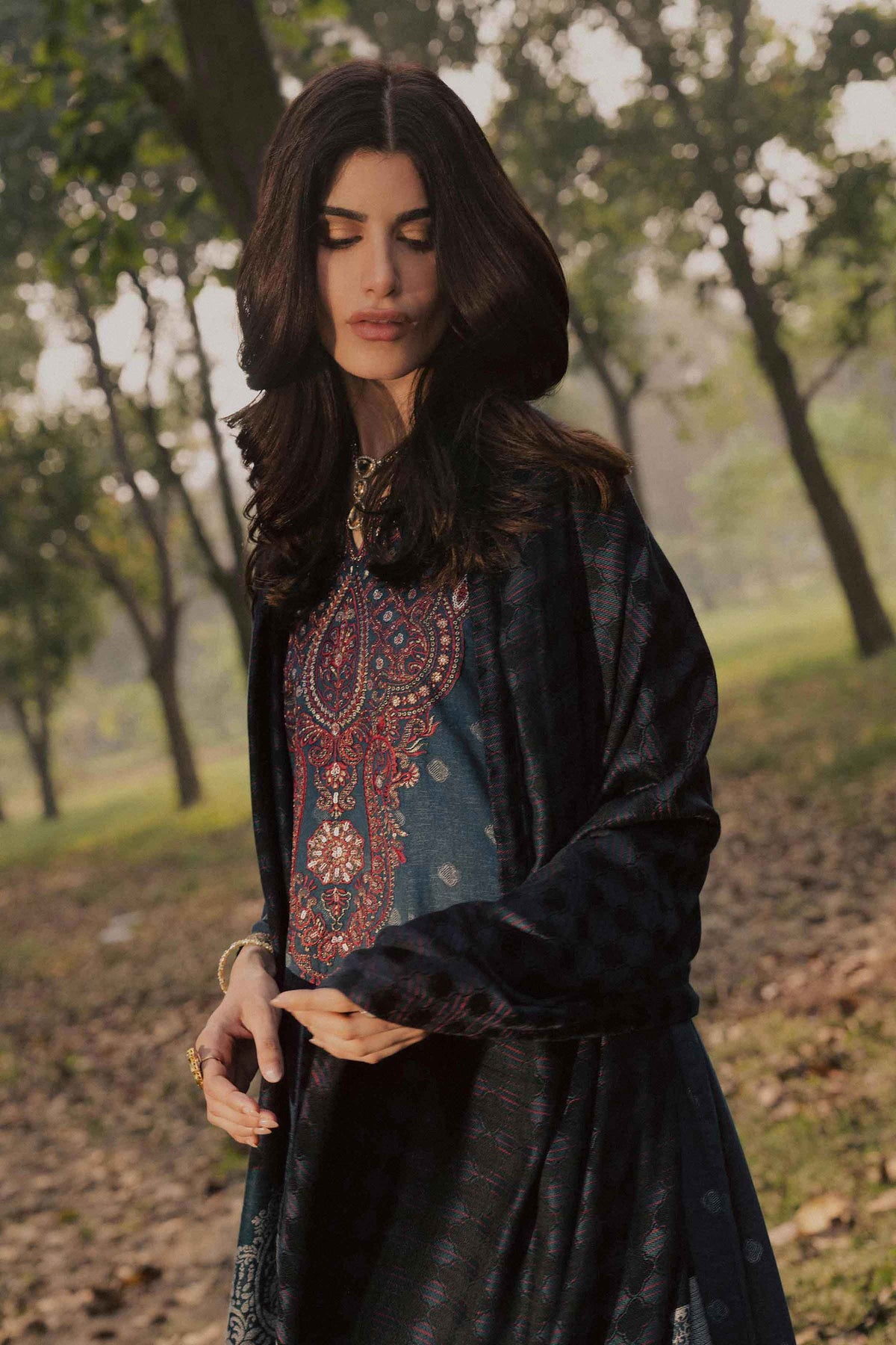 2 Piece - Printed Embroidered Suit - PW25-179 for Women - Pret Collection | Nishat | Shop Online