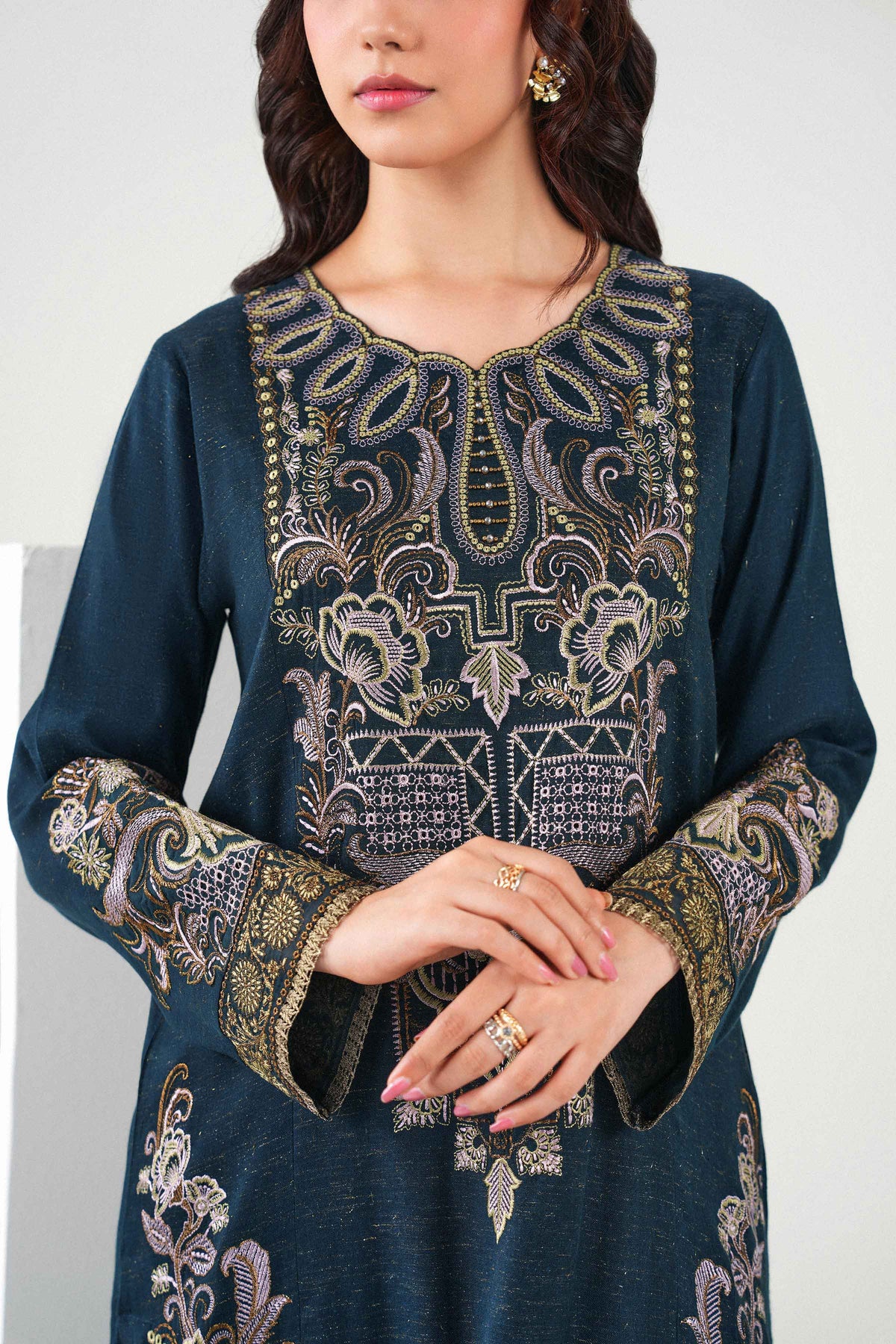 2 Piece - Embroidered Suit - PW25-180 for Women - Pret Collection | Nishat | Shop Online