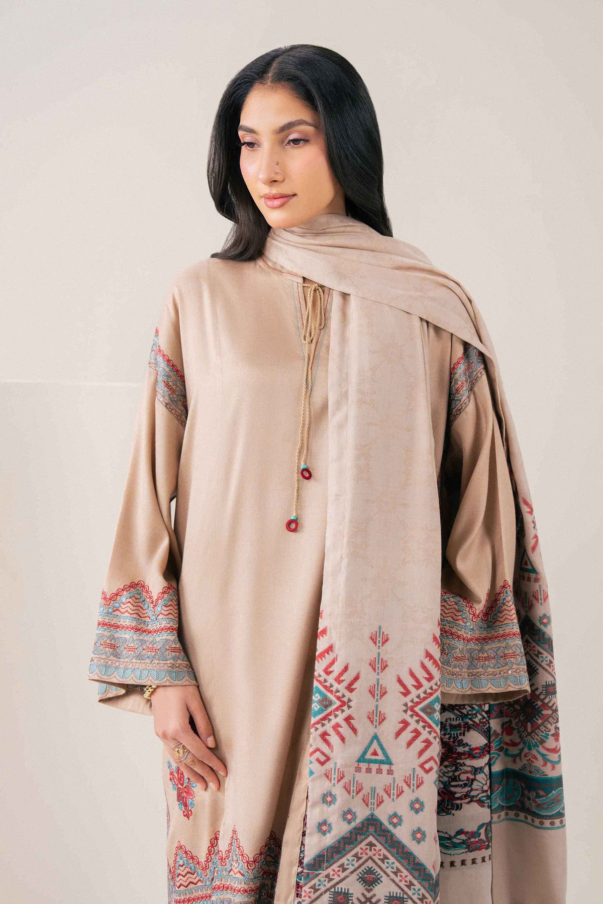2 PIECE - EMBROIDERED SUIT - PW25-181 for Women - Pret Collection | Nishat | Shop Online