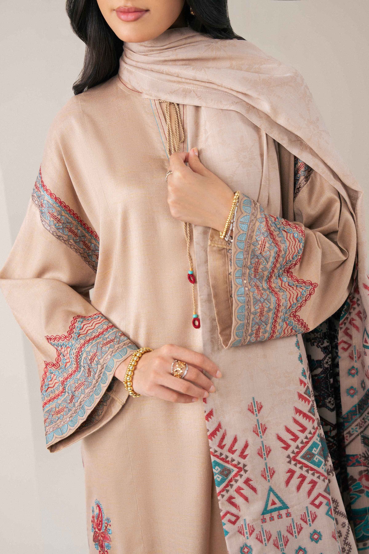 2 PIECE - EMBROIDERED SUIT - PW25-181 for Women - Pret Collection | Nishat | Shop Online