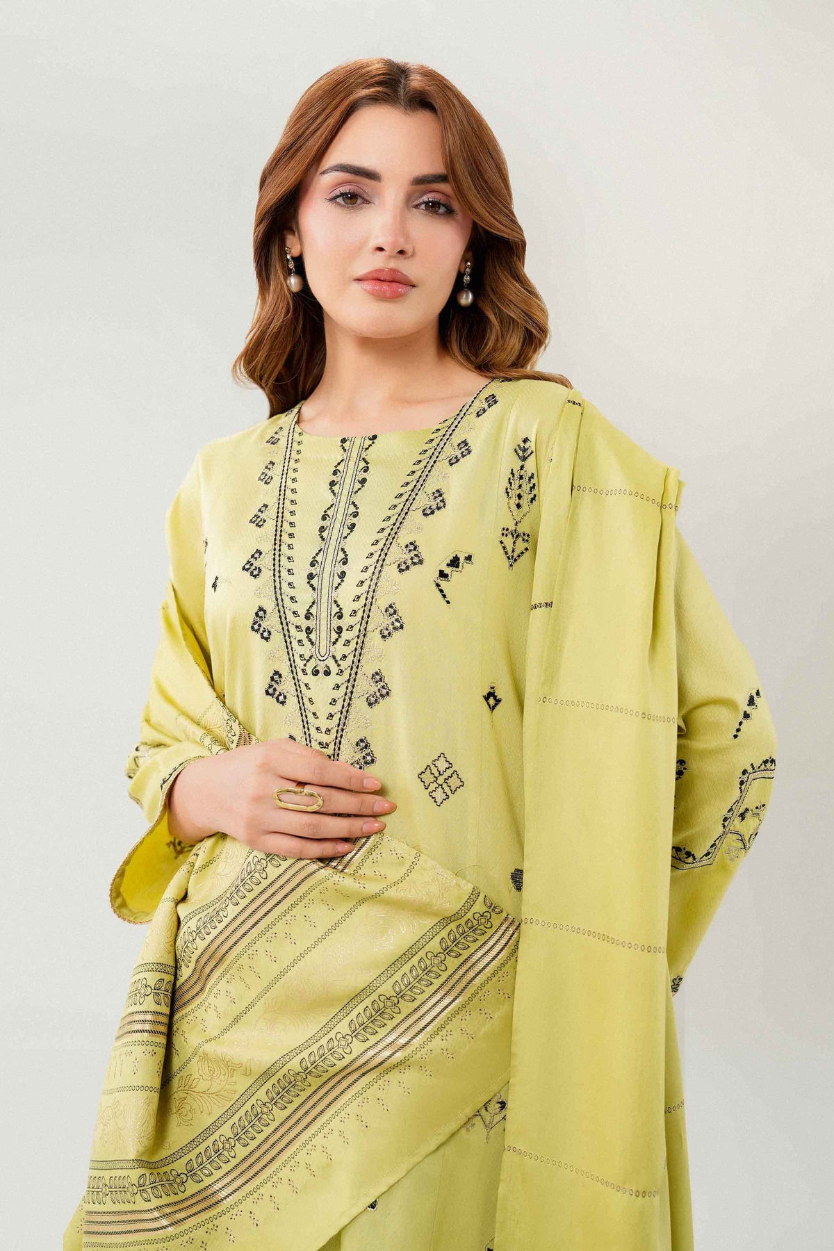 2 Piece - Embroidered Suit - PW25-193 for Women - Pret Collection | Nishat | Shop Online