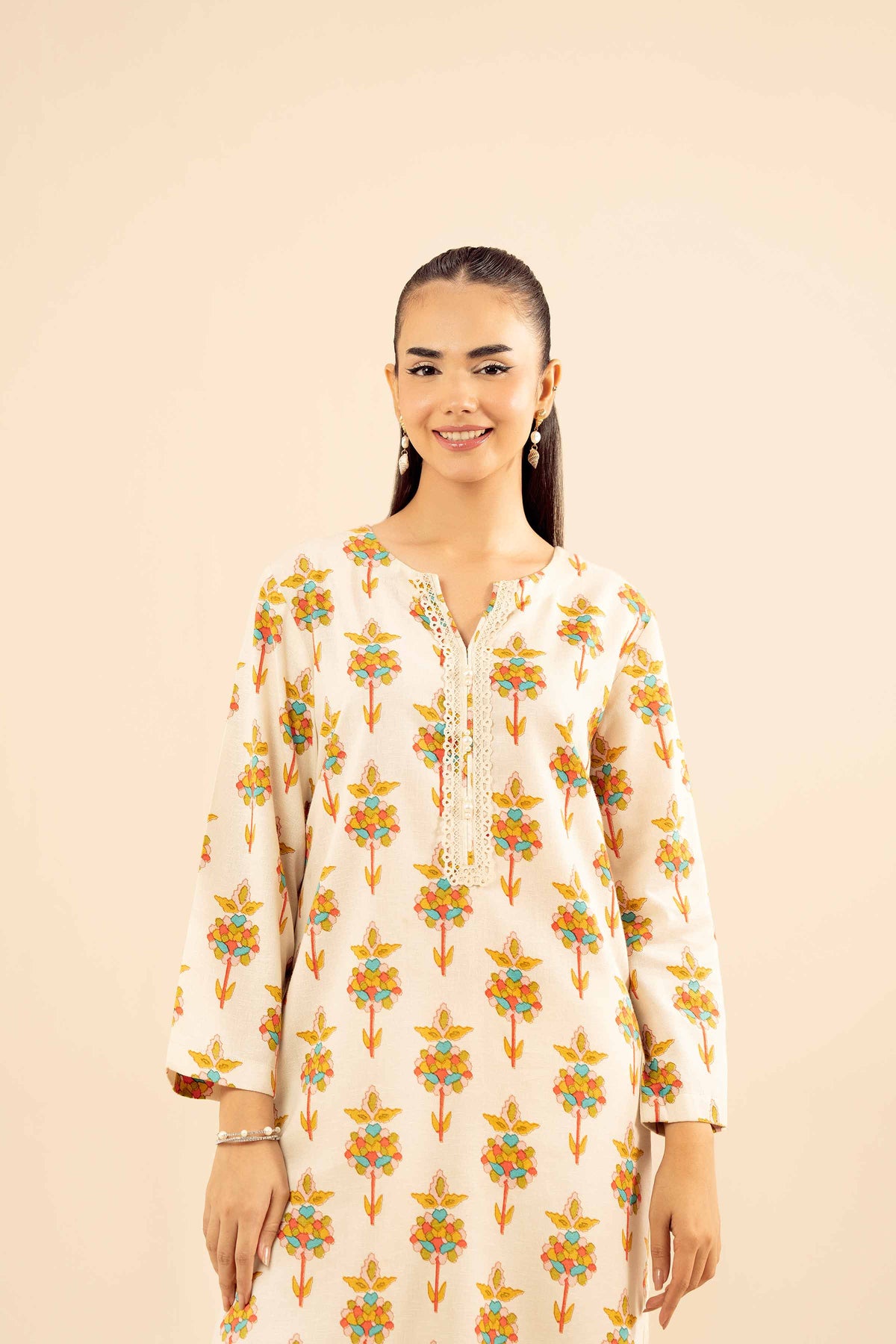 2 Piece - Embroidered Suit - PW25-216 for Women - Pret Collection | Nishat | Shop Online