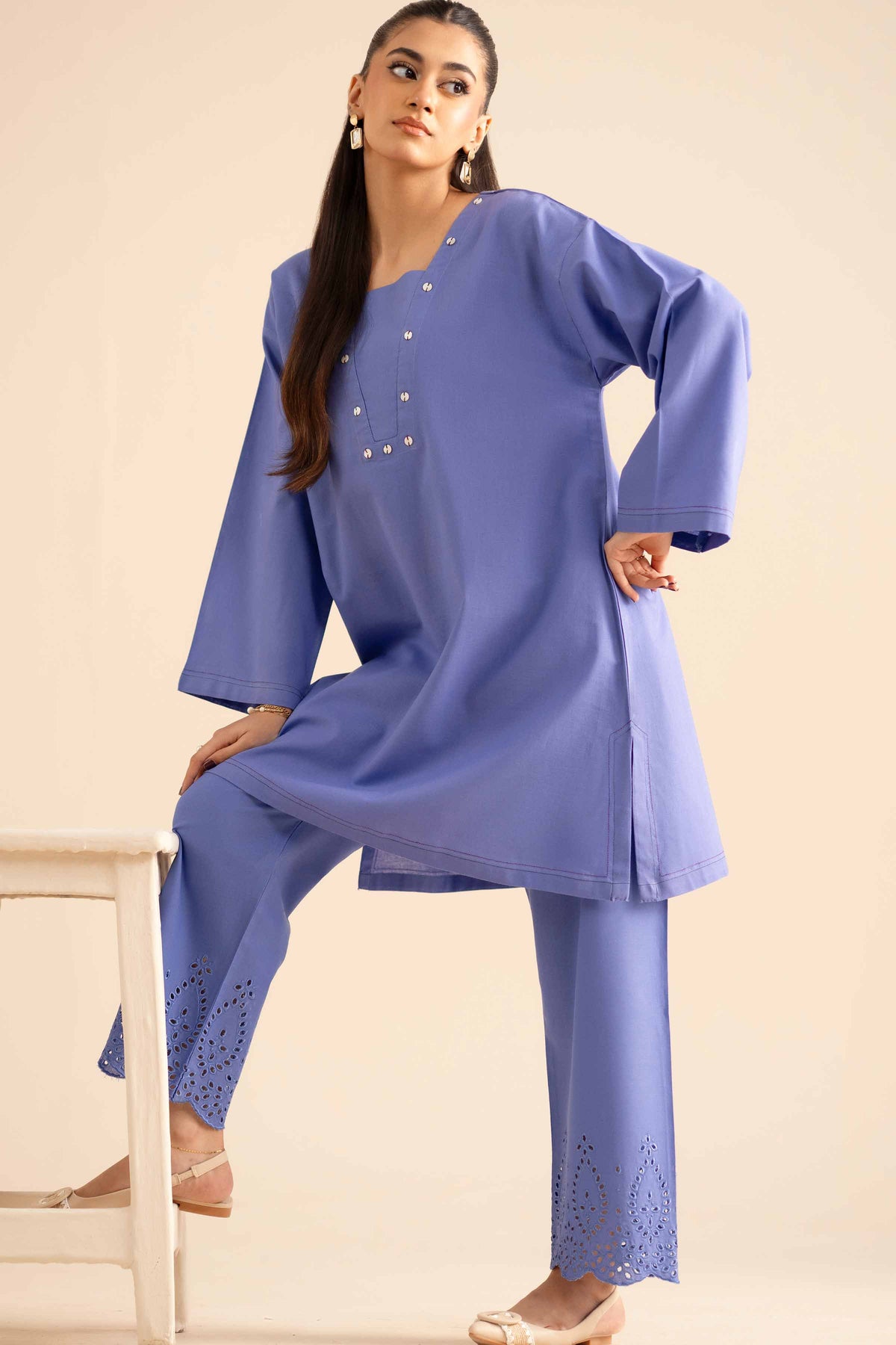 2 Piece - Embroidered Suit - PW25-237 for Women - Pret Collection | Nishat | Shop Online