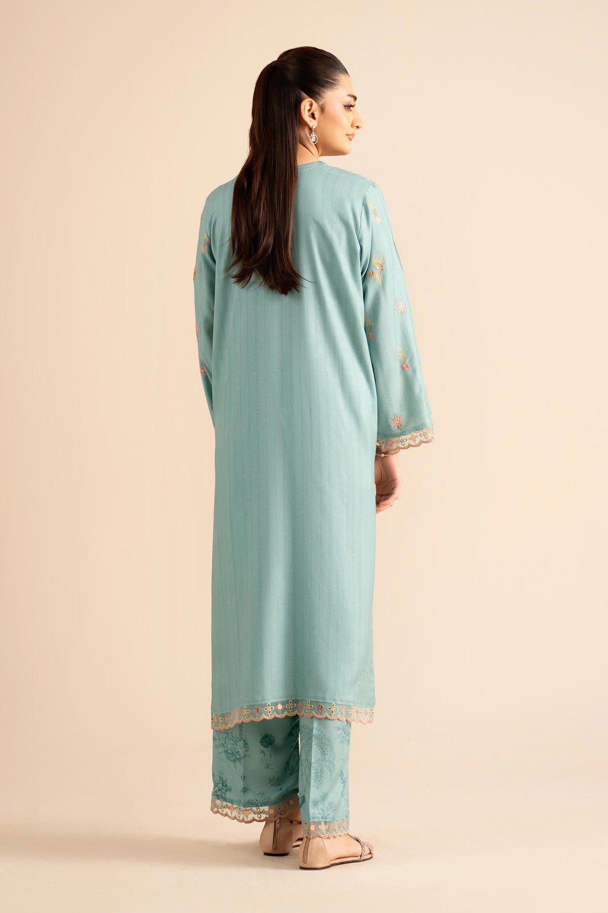 2 Piece - Embroidered Suit - PW25-257 for Women - Pret Collection | Nishat | Shop Online