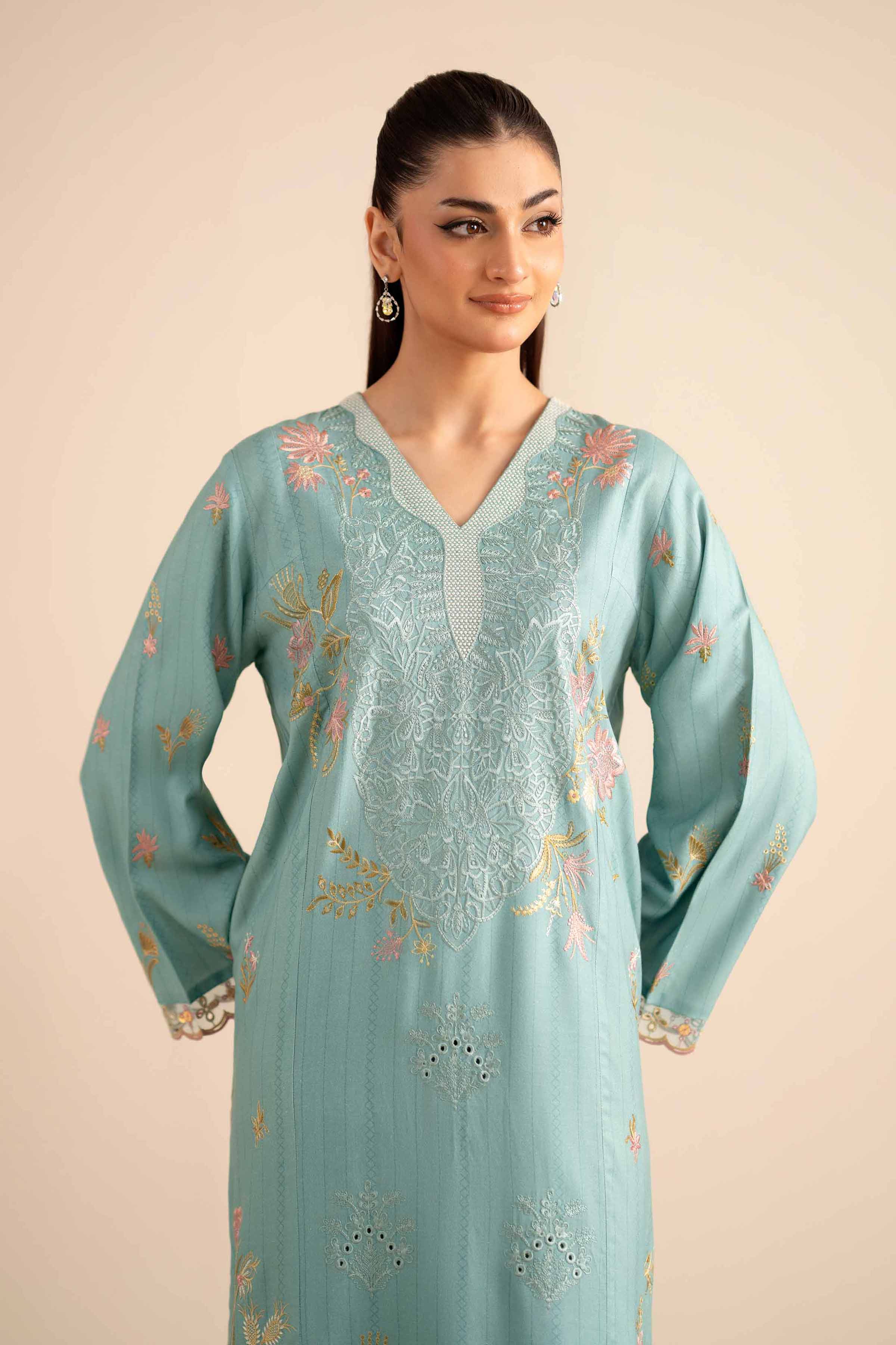 2 Piece - Embroidered Suit - PW25-257