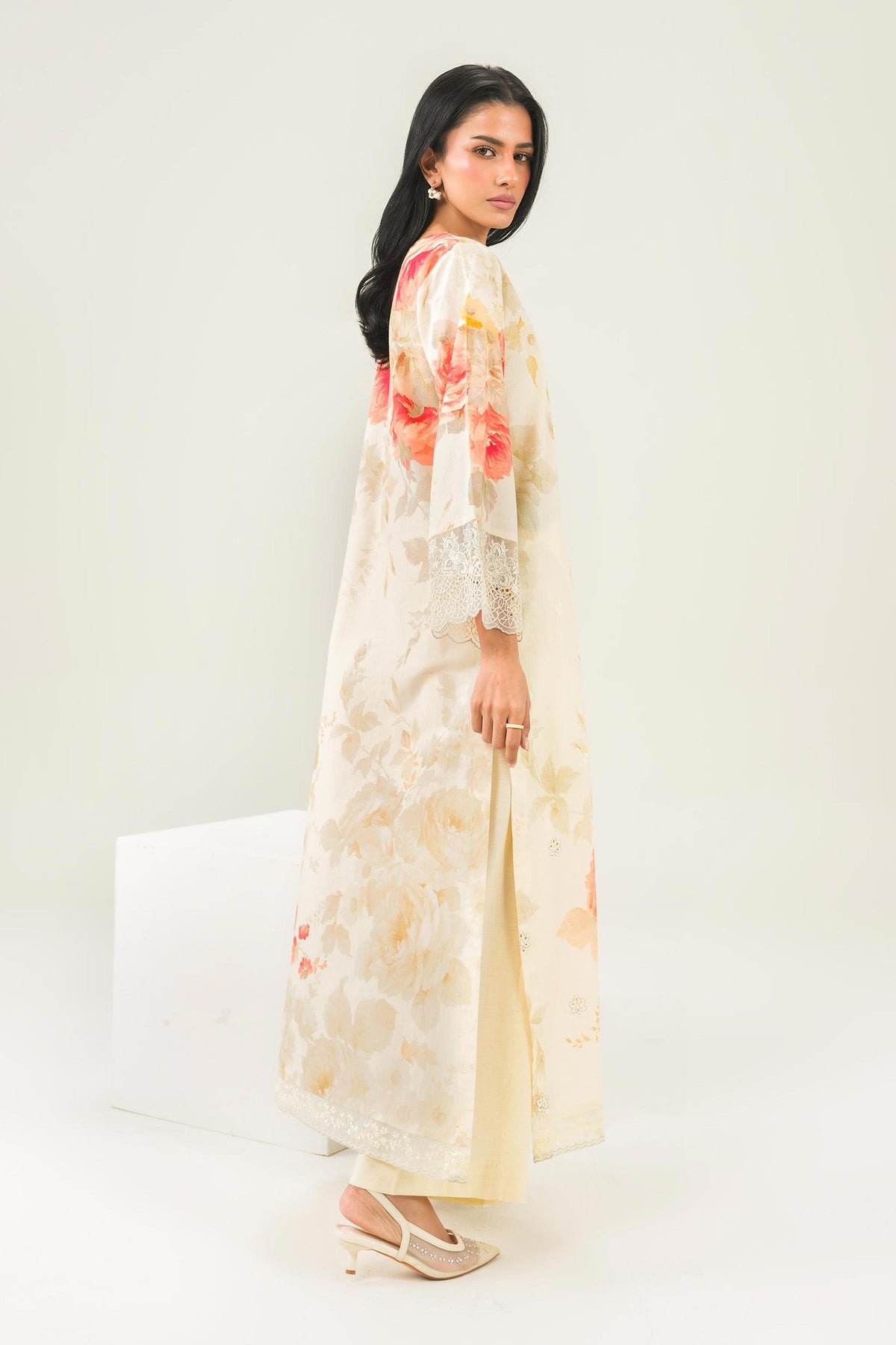 2 Piece - Printed Embroidered Suit - PW25-260 for Women - Pret Collection | Nishat | Shop Online