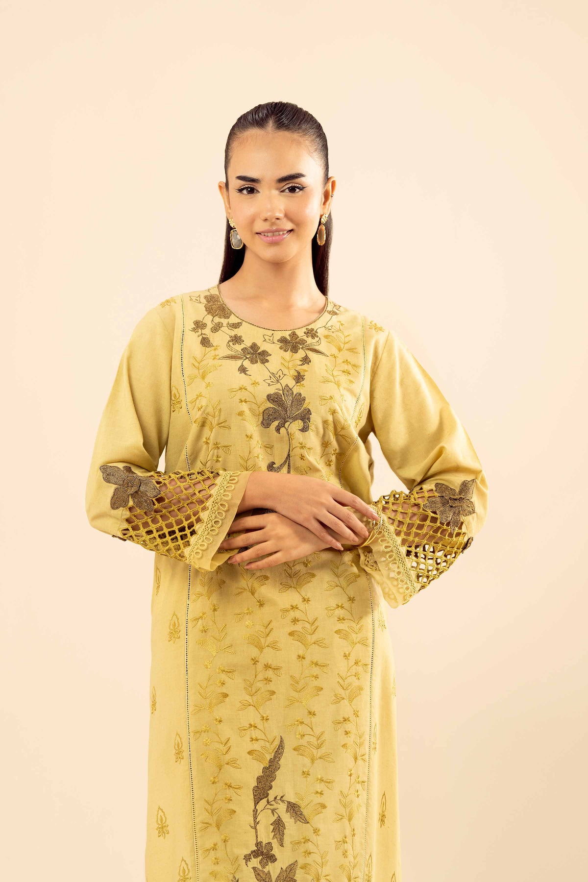 2 Piece - Embroidered Suit - PW25-262 for Women - Pret Collection | Nishat | Shop Online