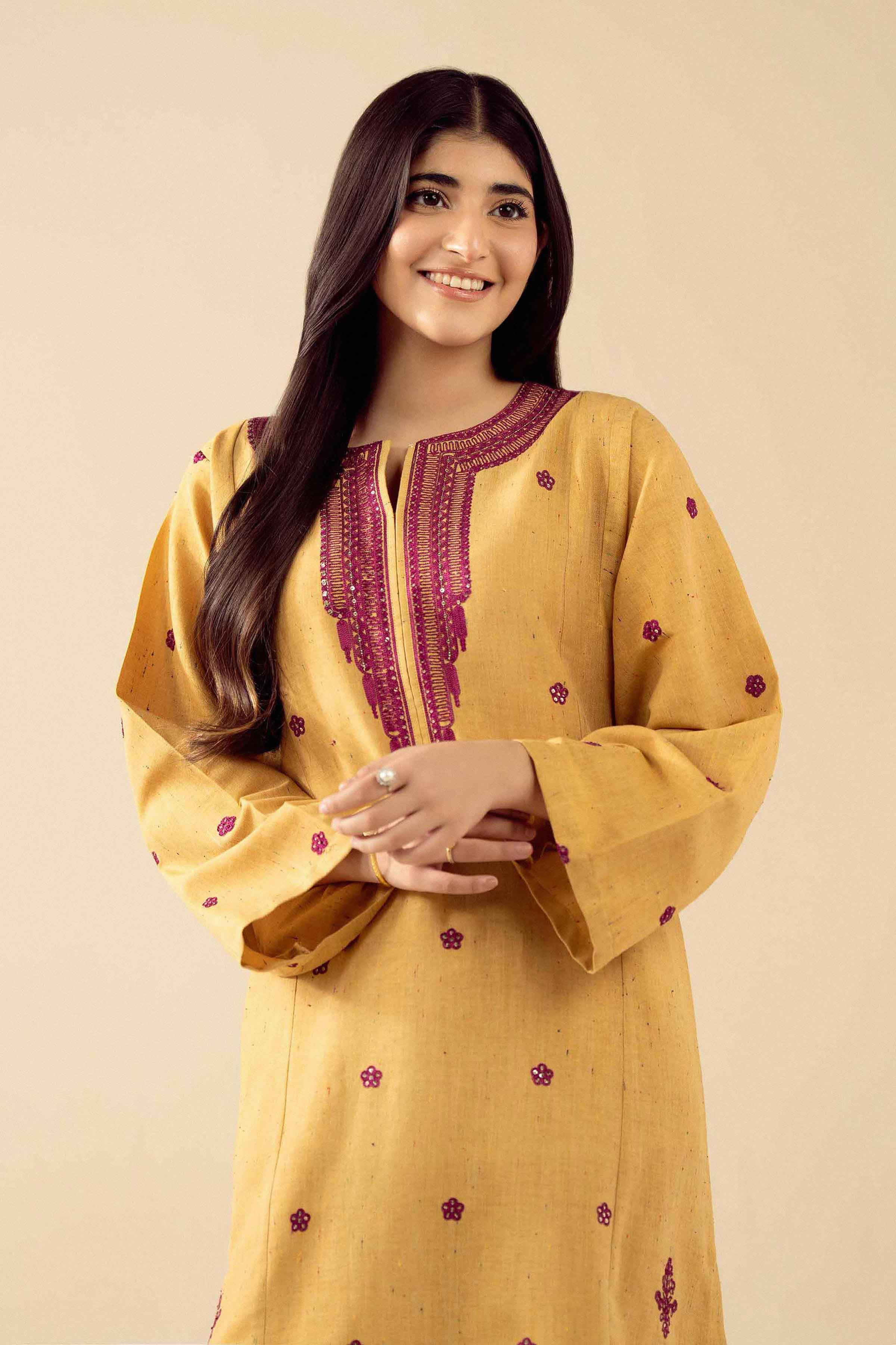 2 Piece - Embroidered Suit - PW25-270 for Women - Pret Collection | Nishat | Shop Online